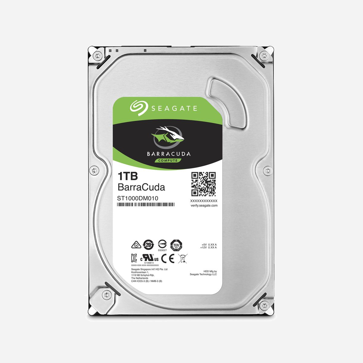 Seagate Barracuda ST1000DM010 HDD 1 To 3.5" SATA III 7200 RPM 64 Mo, Transfert 210 MiB/s, Consommation 5.3W, Température 0-60°C - <b>Optimisez vos performances de stockage avec le disque dur Seagate Barracuda ST1000DM010. Disponible en différentes capacités, ce disque offre une fiabilité exceptionnelle et des performances rapides pour tous vos besoins informatiques. Découvrez le meilleur de la technologie BarraCuda dès aujourd'hui.</b>