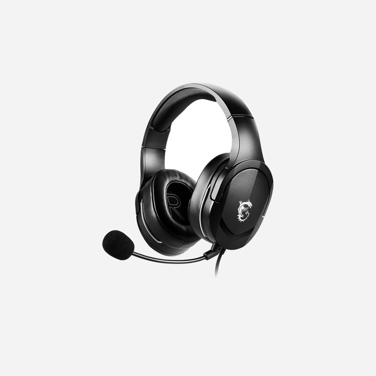 Casque Gaming MSI Immerse GH20 Filaire Arceau Supra-aural Noir, HP 20-20000Hz, Impédance 32 Ohm, Micro Boom Amovible, Câble 1.5m, Windows 10 - <p>Découvrez le casque MSI Immerse GH20, idéal pour les sessions de jeu intenses. Avec sa technologie de connectivité filaire, une fréquence des écouteurs de 20 - 20000 Hz et un câble de 1,5m, profitez d'un son de qualité supérieure. Léger et confortable, ce casque noir vous plongera au cœur de l'action.</p>