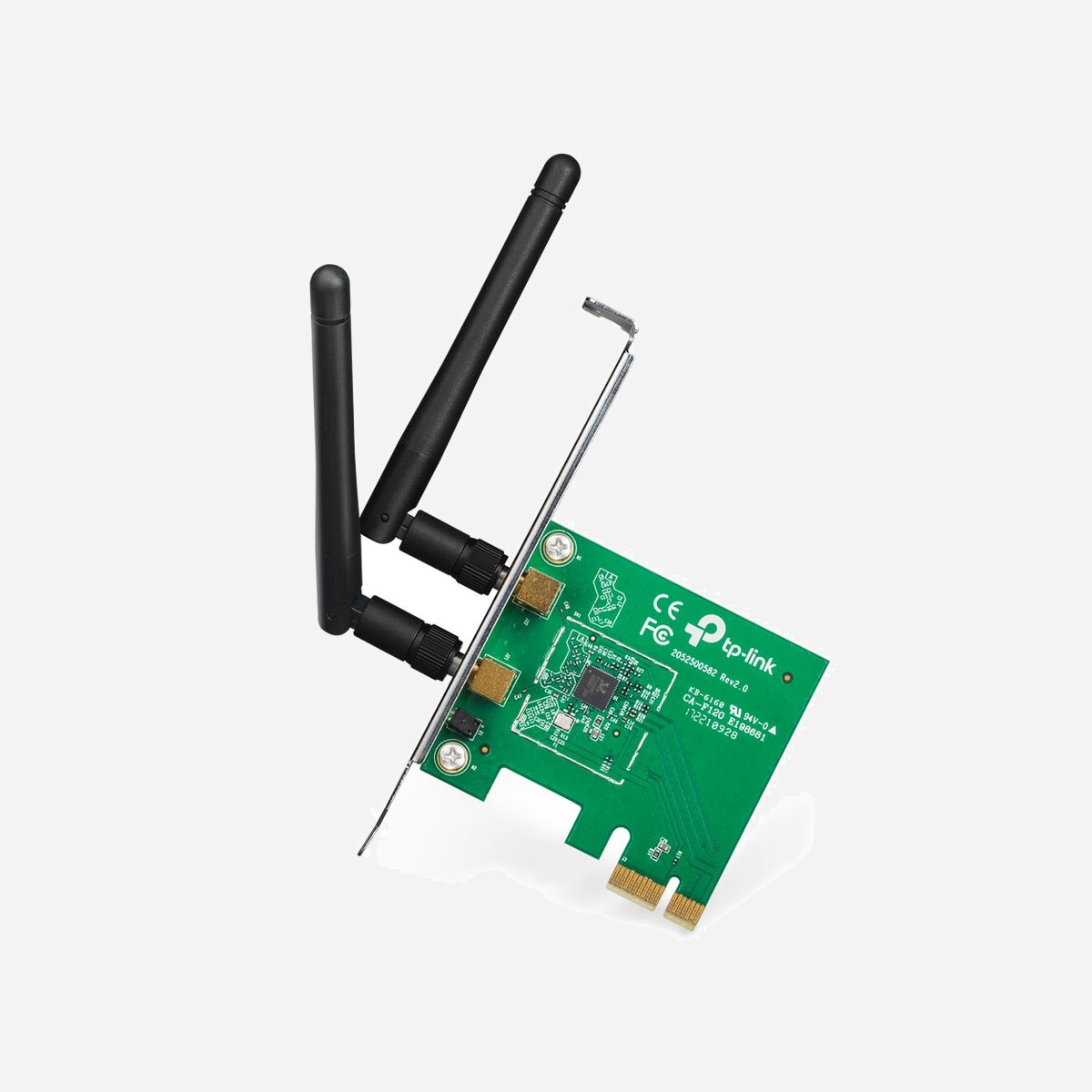 TP-Link TL-WN881ND - Carte Réseau Interne WLAN 300 Mbps - PCI Express - Wi-Fi 4 (802.11n) - Monobande 2.4 GHz - Antenne Externe 2 dBi - Windows/Linux - Découvrez la carte réseau TP-Link TL-WN881ND offrant une vitesse de transfert de 300 Mbit/s. Compatible avec la norme Wi-Fi 4 (802.11n), cette carte WLAN interne vous garantit une connexion fiable. Disponible en couleur verte. Achetez-la dès maintenant!