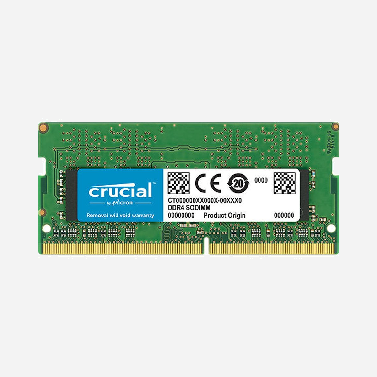 Crucial CT4G4SFS8266 : Module Mémoire DDR4 4Go 2666MHz SO-DIMM 260-pin 1.2V CL19 Unbuffered pour Ordinateur Portable - Découvrez le module de mémoire Crucial CT4G4SFS8266 DDR4 4 Go 2666 MHz spécialement conçu pour les ordinateurs portables. Facile à installer et garantissant des performances optimales, ce module de mémoire vous permettra de booster les performances de votre appareil. Faites confiance à Crucial, expert en mémoire informatique depuis de nombreuses années.
