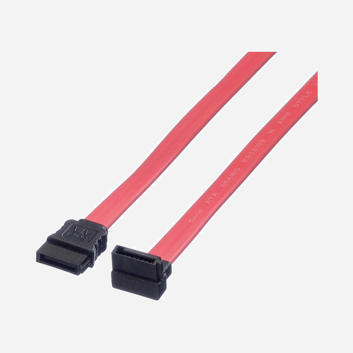 Câble ROLINE SATA 3.0 0.5m avec connecteur coudé - Référence 11.03.1556 - Liaison Serial ATA 3.0 Gbit/s - Longueur 0.5 mètre - Découvrez le câble SATA 3.0 Gbit/s de ROLINE, idéal pour le raccordement de disques durs grâce à ses connecteurs SATA de haute qualité. Profitez d'un transfert de données ultra-rapide jusqu'à 3.0 Gbit/s et d'un design coudé pratique pour les espaces restreints.
