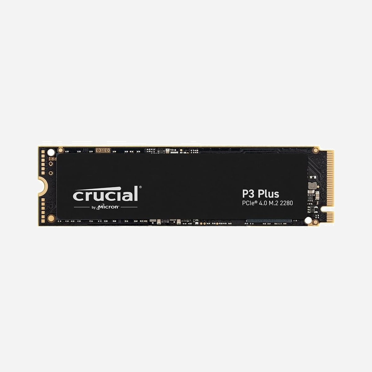 Crucial P3 Plus 500 Go SSD M.2 PCIe 4.0 NVMe 3D NAND - Lecture 4700 Mo/s, Ecriture 1900 Mo/s - Classe TBW 110 - CT500P3PSSD8 - Découvrez le SSD Crucial P3 Plus de 500 Go offrant des vitesses de lecture allant jusqu'à 4700 Mo/s et des vitesses d'écriture jusqu'à 1900 Mo/s. Parfait pour booster les performances de votre PC ou ordinateur portable. Achetez maintenant et profitez de la technologie NVMe et de la NAND 3D pour des transferts de données ultra-rapides.
