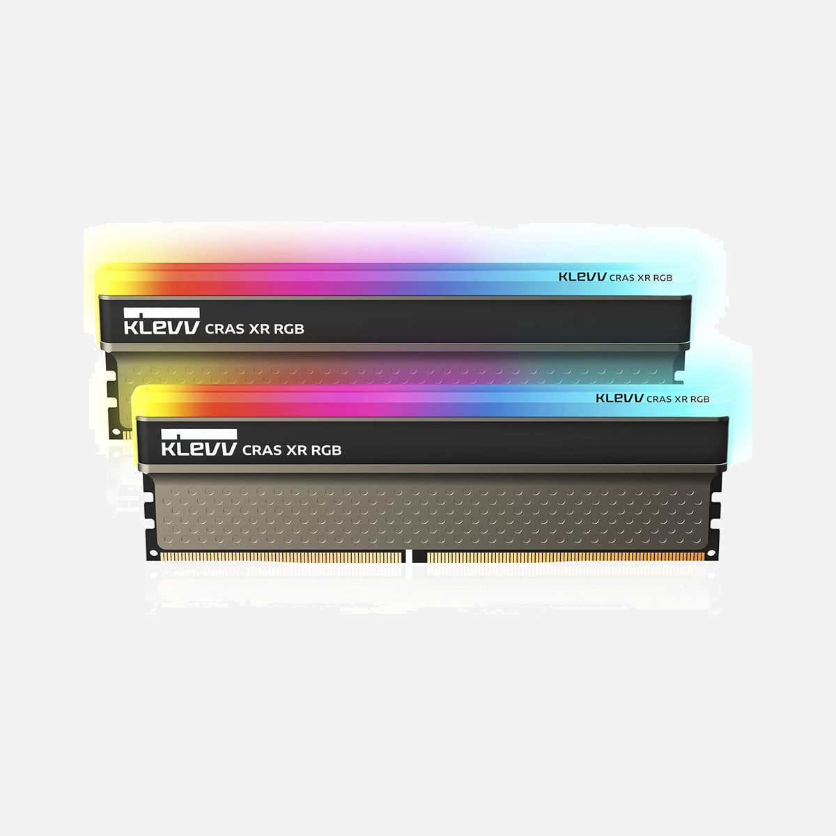 Klevv CRAS X RGB 16GB (2x8GB) DDR4 3200MHz PC/Serveur, DIMM 288-pin, Latence CAS 16, 1.35V, Unbuffered, Module 1024Mx64 - Upgrade your PC's performance with the Klevv CRAS X RGB 16GB DDR4 3200MHz Gaming Memory Kit. Featuring XMP 2.0 for easy overclocking, this kit includes two 8GB modules for a total of 16GB. Perfect for gamers and power users.