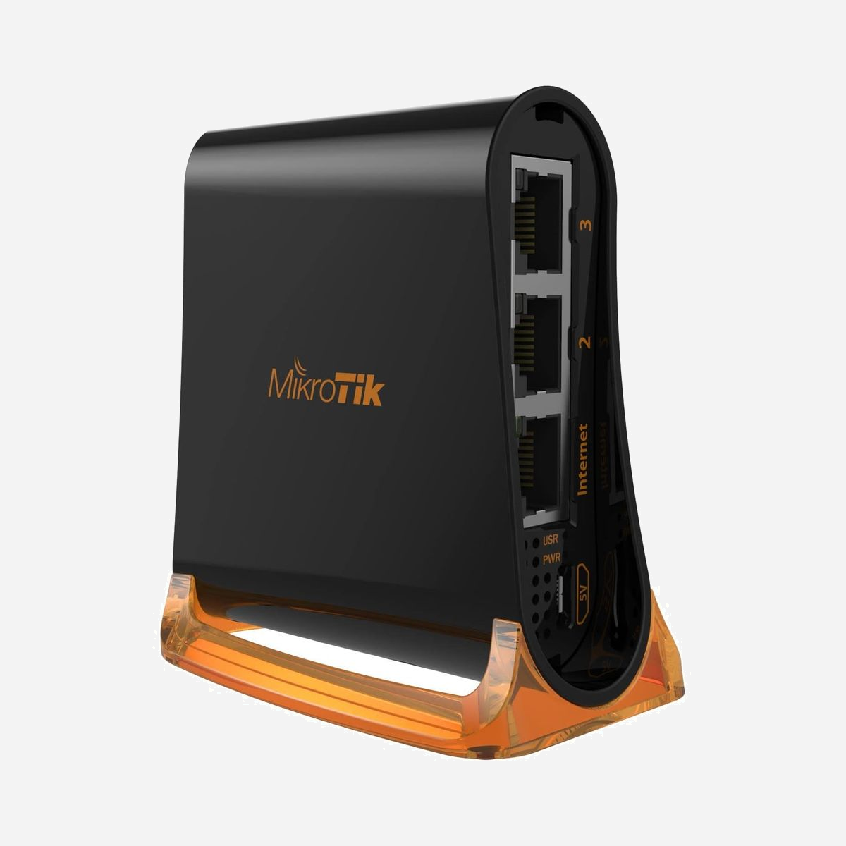 Mikrotik hAP mini RB931-2ND Routeur 2.4GHz 100Mbps 3xRJ45 1.5dBi RouterOS Noir/Laiton, CPU intégré, 32Mo RAM, 16Mo Flash, Alimentation 5V - Mikrotik hAP mini. 2,4 GHz, Débit de transfert des données maximum: 100 Mbit/s, LAN Ethernet : taux de transfert des données: 10,100 Mbit/s. Couleur du produit: Noir, Laiton. Consommation (max): 3,5 W