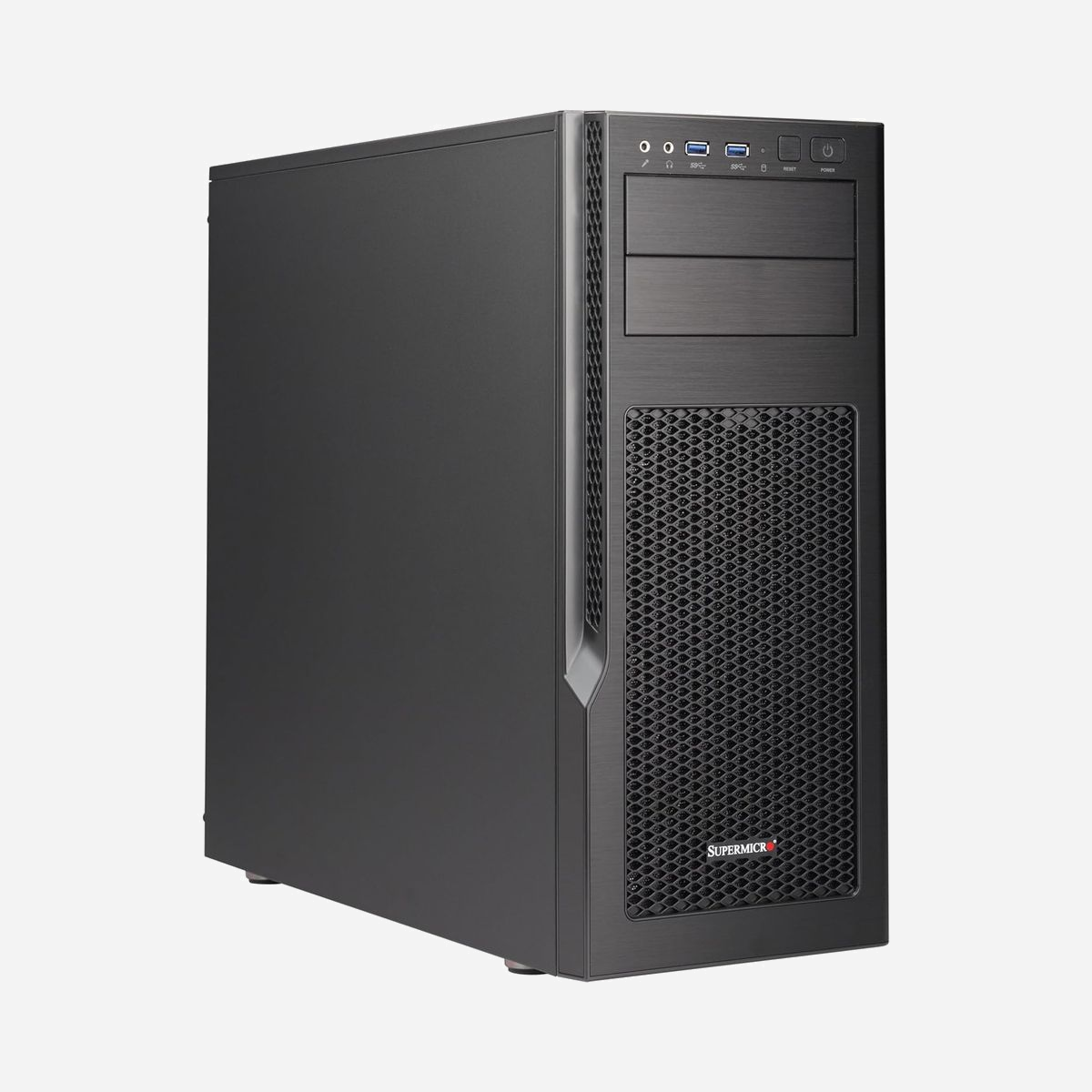 Supermicro SuperChassis CSE-GS5A-754K Midi Tower Serveur Noir/Gris, Alimentation 750W 80+ Gold, 6x 3.5", 4x 2.5", 2x 5.25", ATX/microATX - Supermicro SuperChassis GS5A-754K. Format: Midi Tower, Type: Serveur, Couleur du produit: Noir, Gris. Alimentation d'énergie: 750 W, Emplacement d'alimentation: Bas, Facteurs de forme d'alimentation pris en charge: PS2. Ventilateurs installés avant: 2x 120 mm, Ventilateurs arrières installés: 1x 120 mm. Tailles de disques durs supportées: 2.5,3.5,5.25". Largeur: 200 mm, Profondeur: 493 mm, Hauteur: 460 mm