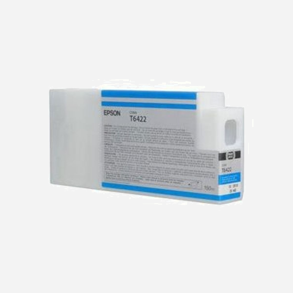 Epson Encre Pigment Cyan 150ml C13T642200 pour Stylus Pro 7700/7900/9700/9900/7890/9890 - Technologie Jet d'encre - Epson Encre Pigment Cyan SP 7700/9700/7900/9900/7890/9890 (150ml). Volume d'encre de couleur: 150 ml, Couleurs d'impression: Cyan, Quantité: 1 pièce(s)
