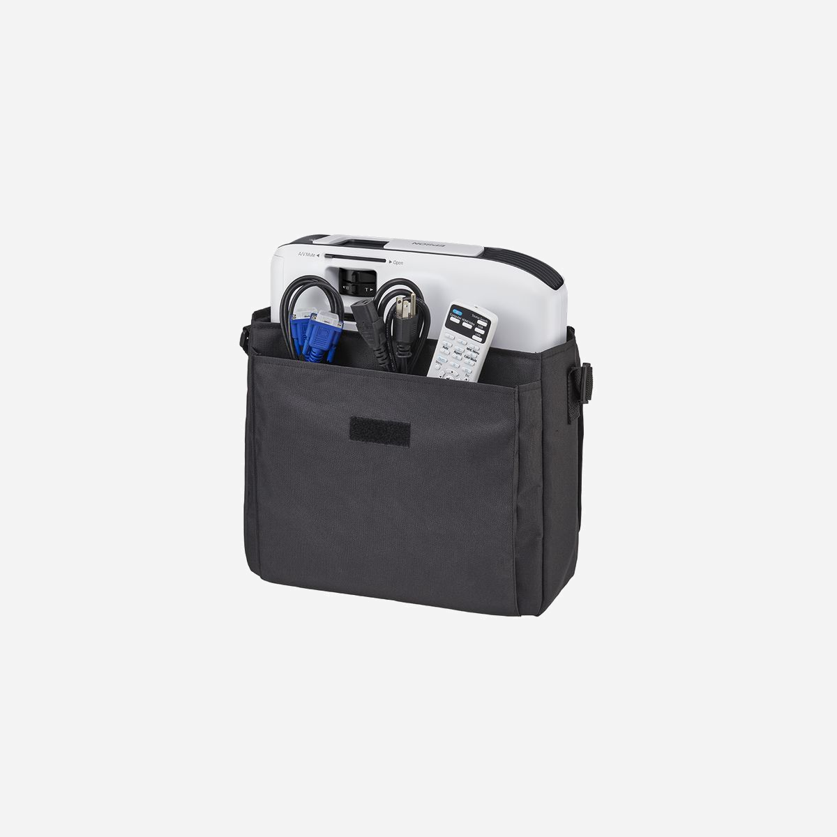Epson ELPKS70 - Étui de transport souple noir pour projecteurs EB-X39, EB-W39, EB-S39, EB-990U, EB-980W, EB-970, EB-2247U, EB-2142W, EB-2042, EB-108 - Dimensions colis: 347x345x114 mm - Epson Soft Carry Case - ELPKS70. Quantité: 1 pièce(s), Largeur du colis: 347 mm, Profondeur du colis: 345 mm. Produits par palette: 40 pièce(s), Longueur du casier principal (externe): 755 mm, Largeur du casier principal (externe): 735 mm