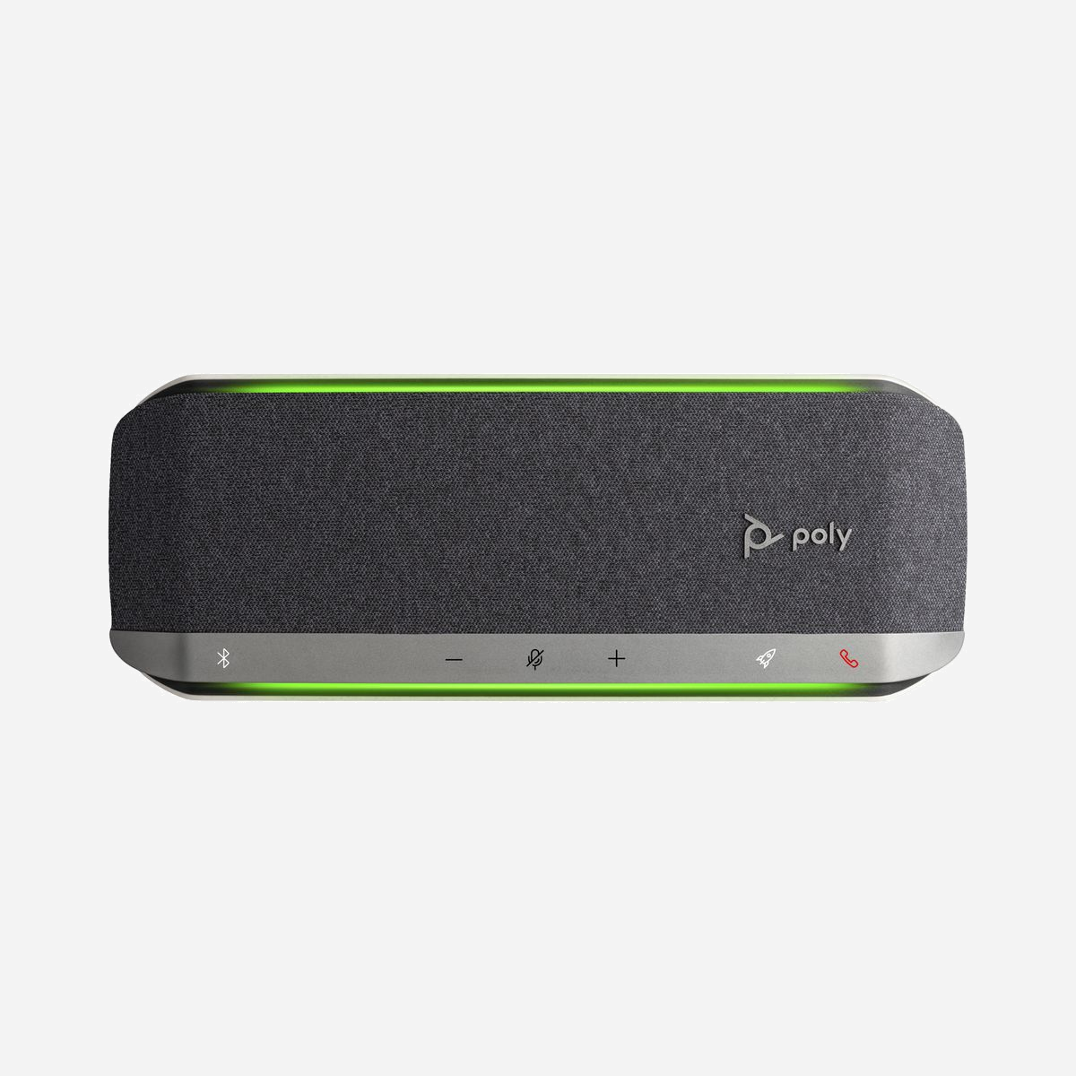POLY Sync 40 Haut-parleur USB/Bluetooth - USB-A/USB-C, IP64, Batterie 5000mAh, Autonomie 30h, Réduction de bruit et annulation d'écho. - Polyvalent. Simple. Intelligent<br>L’entreprise évolue. Votre solution de réunion virtuelle aussi. Le haut-parleur intelligent USB/Bluetooth® Poly Sync 40 offre aux utilisateurs une efficacité hors pair. Pratique et offrant un son remarquable, il est optimisé pour les espaces de travail flexibles et les petites salles de réunion.