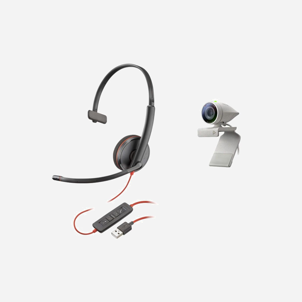 POLY Studio P5 Kit Vidéoconférence Personnelle Full HD, FOV 80°, Zoom Numérique 4x, USB Type-A, Microphone Unidirectionnel, PTZ, Noir/Gris - POLY Studio P5 Kit. Type de produit: Système de vidéoconférence personnelle, Nombre de personnes: 1 personne(s). Type HD: Full HD. point de vue angle (FOV): 80°, Zoom numérique: 4x. Couleur du produit: Noir, Gris