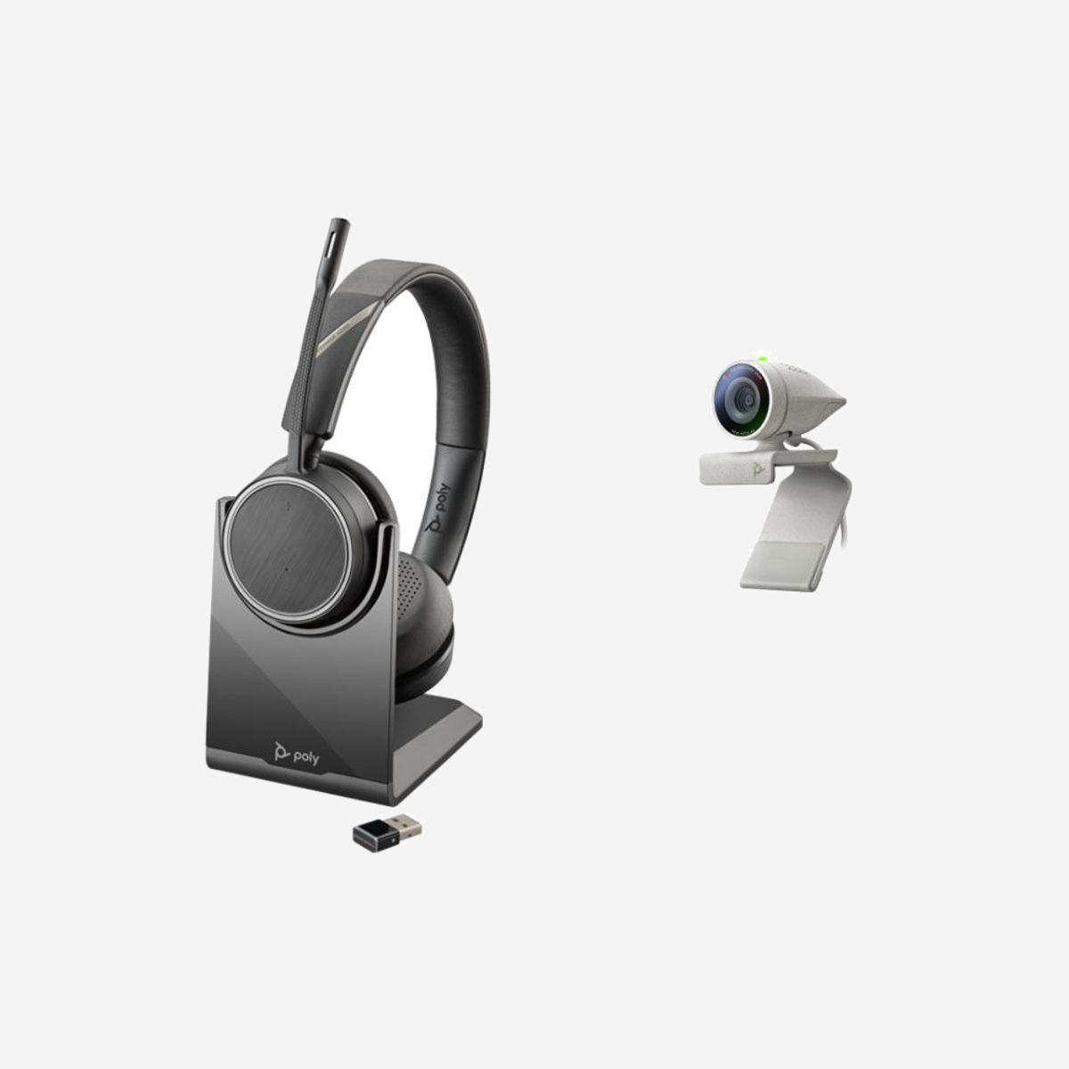 POLY Studio P5 Kit Vidéoconférence Personnelle Full HD, FOV 80°, Zoom 4x, USB Type-A, Microphone Unidirectionnel, PTZ, Noir/Gris, 37.7x62x34mm - POLY Studio P5 Kit. Type de produit: Système de vidéoconférence personnelle, Nombre de personnes: 1 personne(s). Type HD: Full HD. point de vue angle (FOV): 80°, Zoom numérique: 4x. Couleur du produit: Noir, Gris
