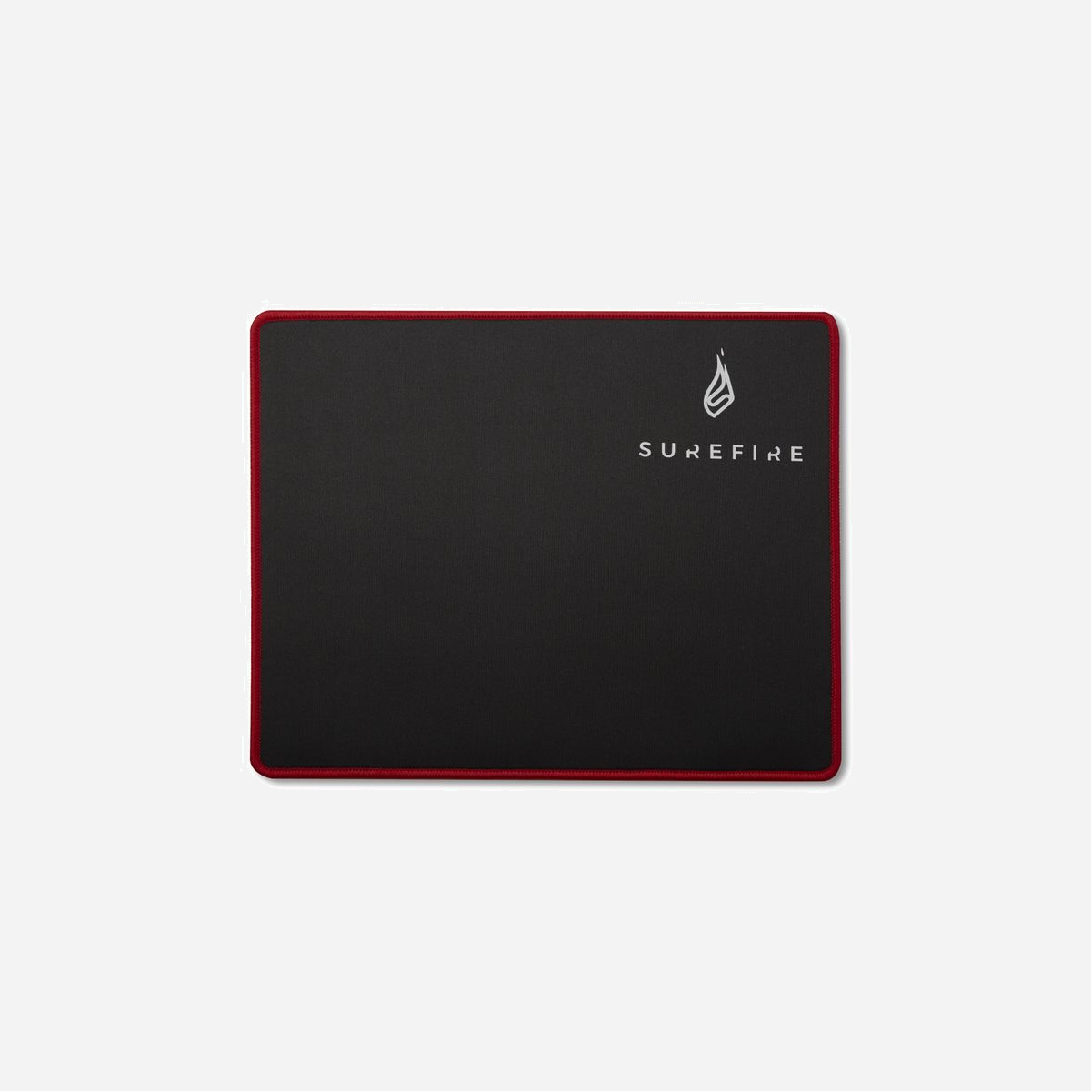 SureFire Silent Flight 320 : Tapis de Souris Gamer 320x260x3mm, Surface Fibre Micro-Texturée, Base Caoutchouc Antidérapante, Noir/Rouge - Pour les souris à capteurs optiques et laser, optimisé pour tous les paramètres de sensibilité, le tapis de souris gamer Silent Flight 320 de SureFire offre une précision absolue et un contrôle complet dans le jeu. <br><br><b>PRÉCISION ET CONTRÔLE </b><br><br>La surface micro-texturée du tapis offre l’équilibre idéal entre contrôle et vitesse. Sa base caoutchoutée antidérapante garantit une adhérence parfaite pendant les sessions de jeu les plus intenses.<br><br><b>OPTIMISÉ POUR TA SOURIS </b><br><br>Avec sa précision extrême et son contrôle complet dans le jeu, le tapis de souris gamer Silent Flight est optimisé pour tous les réglages de sensibilité des capteurs des souris optiques et laser. <br><br><b>TAILLE IDÉALE</b><br><br>Choisis la taille qui convient à ton style de jeu. La grande taille est idéale pour ceux qui aiment positionner leur clavier sur le tapis pour une installation immersive plus complète.