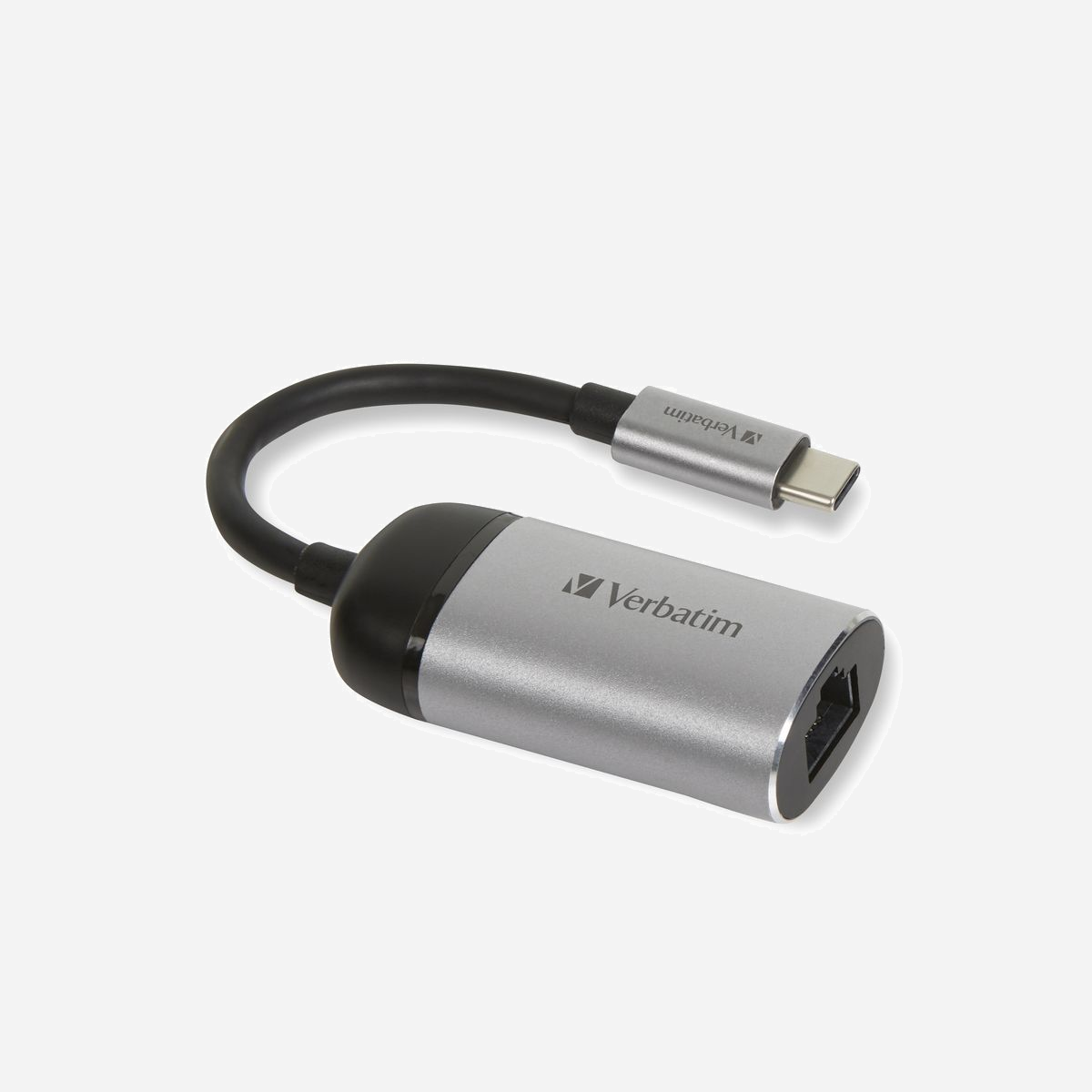 Verbatim Adaptateur USB-C 3.2 Gen 1 vers Gigabit Ethernet RJ-45, boîtier métal, 1 port Type-C, compatible Windows/macOS/Linux, 24x50x14mm, 25g - <b>Connexion transparente</b><br>L’adaptateur USB-C vers Gigabit Ethernet de Verbatim vous permet de brancher vos ordinateurs portables compatibles USB-C ou Thunderbolt 3 (USB-C) et MacBooks sur un câble Gigabit Ethernet. Il est le compagnon idéal des ordinateurs portables ultraminces et des MacBooks les plus récents dont les ports sont limités. Il vous permet de vous connecter aux réseaux câblés là où la connectivité sans fil n’est pas fiable. <br><br><b>Portable et pratique</b><br>Cet adaptateur en métal brossé ultra-portable est idéal pour les applications BYOD (Bring Your Own Device) au travail et en déplacement.