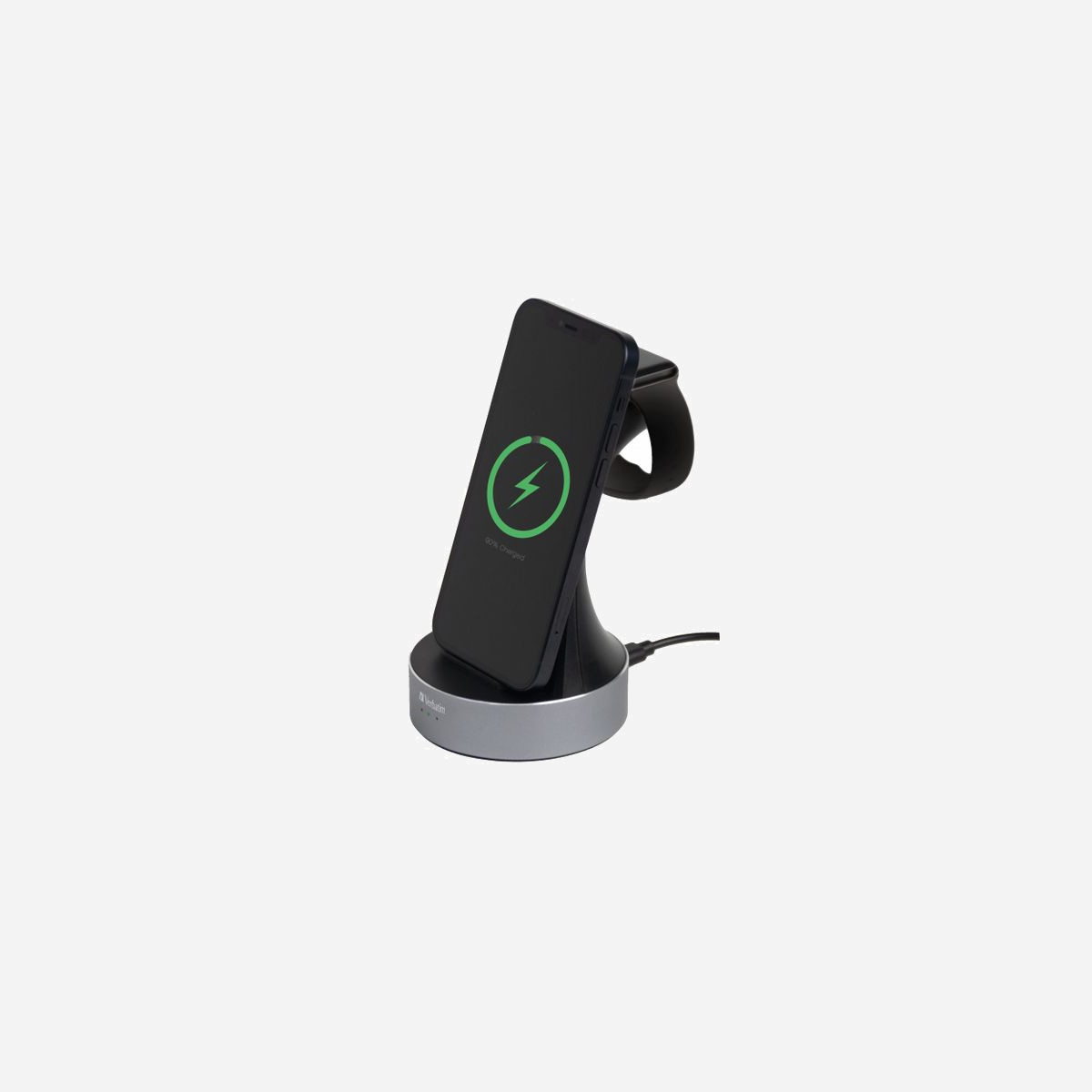 Verbatim WCS-01 Chargeur à Induction Universel Noir 20W, Intérieur, 9V/3A, Protection Surtension/Surintensité, Câble 1.5m, Certifié Mfi - Verbatim WCS-01. Type de chargeur: Intérieure, Compatibilité de chargeur: Universel. Tension d'entrée: 9 V. Recharge sans fil, Dispositifs de protection électrique: Sur-courant, Surtension. Longueur de câble: 1,5 m, Couleur du produit: Noir