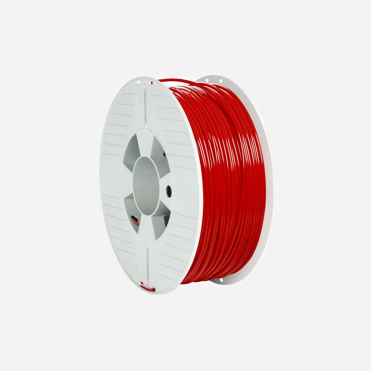 Verbatim Filament PLA Rouge 2.85mm 1kg - Impression 3D, Température Extrusion 210°C, Module Elasticité 63 MPa, Longueur 126m, Ref 55330 - Verbatim 55330. Matériau d'impression: Acide polylactique (PLA), Couleurs d'impression: Rouge, Compatibilité de marque: Toutes marques. Poids: 1 kg, Épaisseur: 2,85 mm, Longueur de câble: 126 m. Quantité: 1 pièce(s), Type d'emballage: Boîte