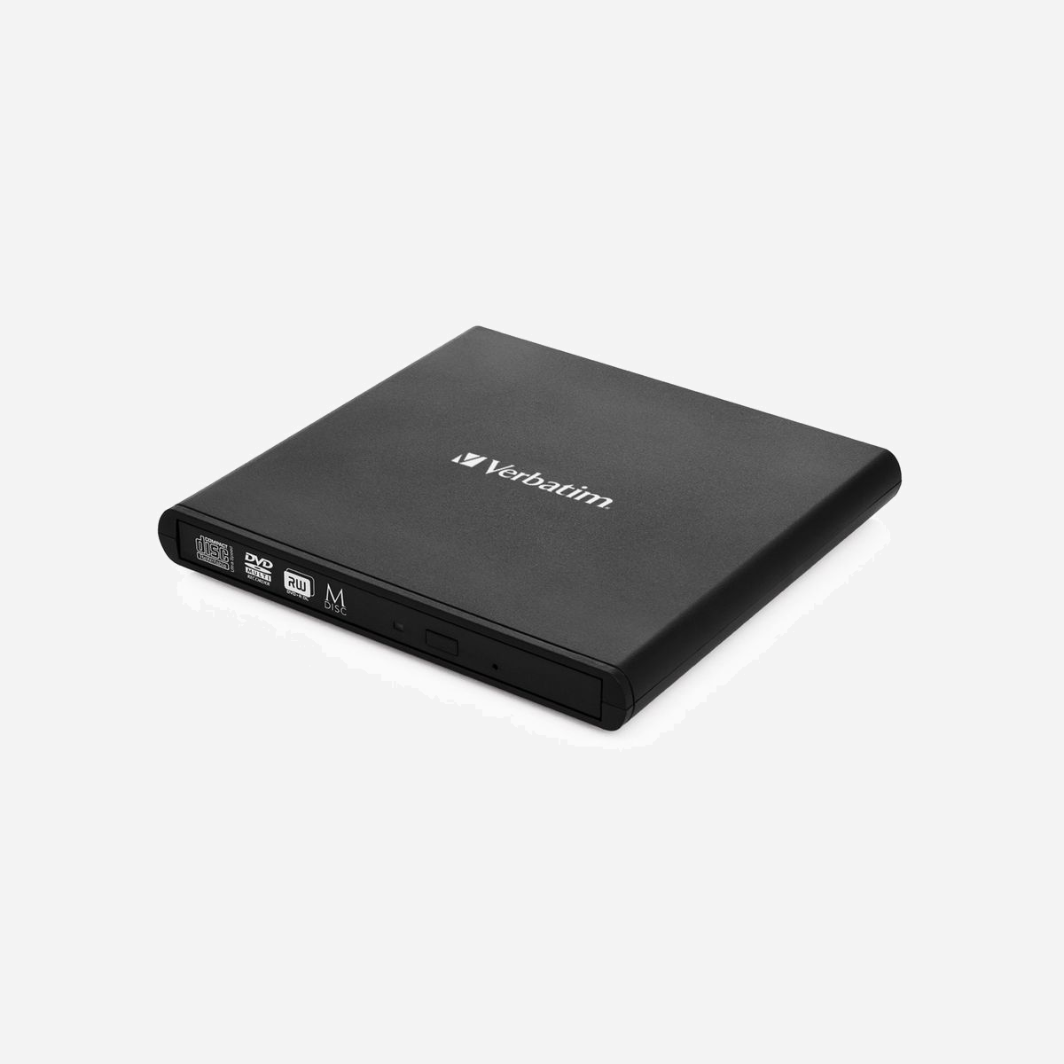 Verbatim Graveur DVD-RW Externe Slimline USB 2.0 Noir - CD/DVD±R/RW 8/24x - Lecture CD/DVD 24/8x - Compatible Windows - Nero Burn & Archive - Un nombre croissant de fournisseurs d’ordinateurs portables choisissent de laisser le lecteur optique en dehors de leurs ordinateurs portables et de privilégier les coupes minces. Les CD et les DVD restent toutefois l’un des types de médias le plus couramment utilisé. Verbatim offre la solution avec son graveur CD/DVD externe ultramince.<br><br>Cet appareil de petite taille est ce dont vous avez besoin si vous possédez un ordinateur portable, un ultrabook ou un netbook. Utilisez-le pour installer votre logiciel ou pour créer une sauvegarde. Le graveur CD/DVD externe ultramince de Verbatim est alimenté par USB. Aucun adaptateur électrique n’est donc nécessaire. Il est à peine plus grand qu’un DVD et tient facilement dans votre poche – vous n’avez plus à vous déplacer sans lui !<br><br>Le lecteur est fourni avec le logiciel Gravure et Archivage de Nero qui inclut de nombreuses caractéristiques spéciales, notamment DiscSpan, MediaHome et la technologie SecureDisc afin de vous aider à organiser, graver et archiver vos fichiers importants avec succès. <br><br>*Le logiciel Gravure et Archivage de Nero convient uniquement pour les PC