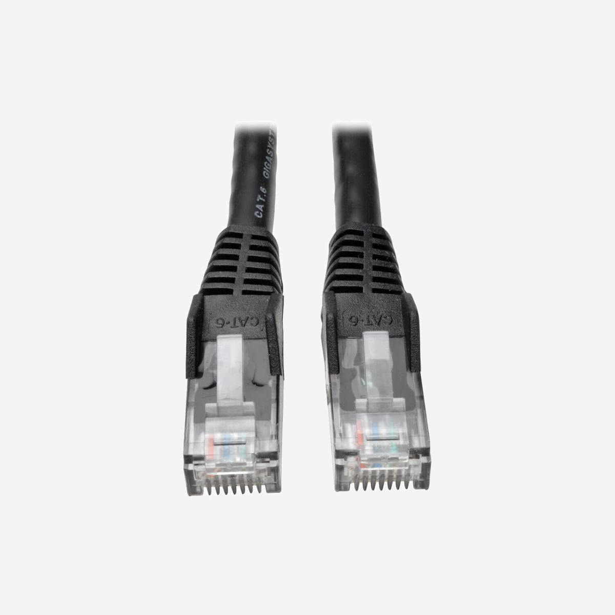Tripp Lite N201-010-BK Câble Réseau Cat6 U/UTP Noir 3.05m RJ-45 Mâle vers RJ-45 Mâle 10/100/1000Base-T(X) 1000 Mbit/s 550 MHz - Tripp Lite N201-010-BK. Longueur de câble: 3,05 m, Câble standard: Cat6, Blindage du câble: U/UTP (UTP), Connecteur 1: RJ-45, Connecteur 2: RJ-45, Taux de transfert de données: 1000 Mbit/s, Couleur du produit: Noir