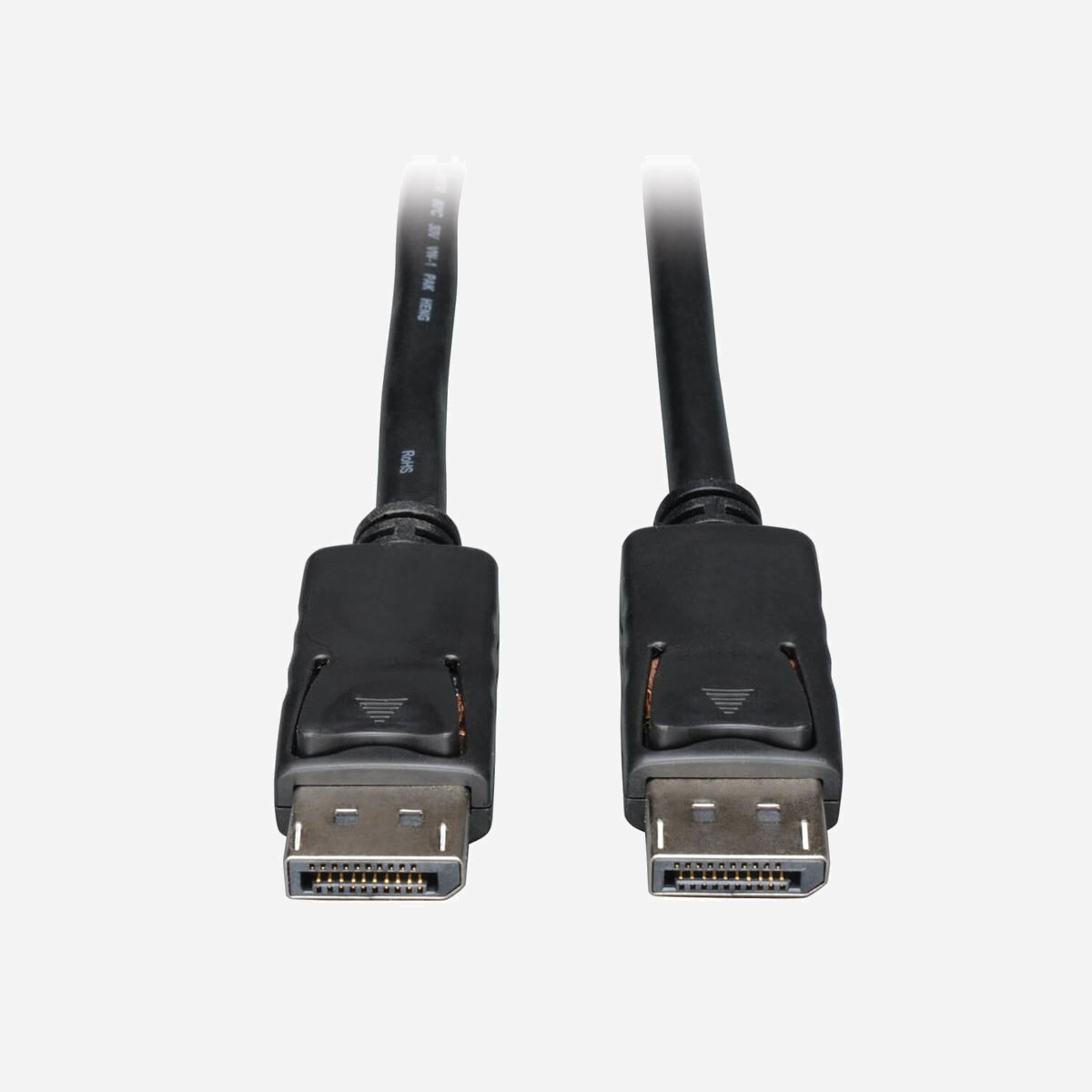 Tripp Lite Câble DisplayPort P580-003 0.91m Noir, DisplayPort 1.2, 3840x2160, RoHS, connecteurs mâles, support HDCP et DPCP - Tripp Lite P580-003. Longueur de câble: 0,91 m, Connecteur 1: Displayport, Connecteur 2: Displayport. Certificats de conformité: RoHS. Largeur du colis: 177,8 mm, Profondeur du colis: 12,7 mm, Hauteur du colis: 228,6 mm. Pays d'origine: Viêt Nam, Largeur du casier principal (externe): 348 mm, Longueur du casier principal (externe): 25,4 mm