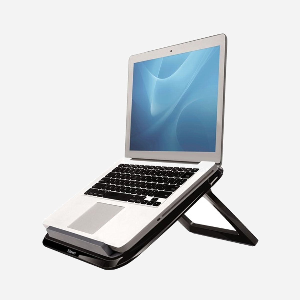 Fellowes I-Spire Series Support QuickLift pour Laptop 17" ABS Noir/Gris, Ajustable 30-205mm, 320x286x420mm, Poids 800g - Fellowes Support QuickLift pour ordinateur portable I-Spire Series - Noir. Type de produit: Supports de Laptop, Couleur du produit: Noir, Gris, Matériel: Acrylonitrile-Butadiène-Styrène (ABS). Réglage de la hauteur: 30 - 205 mm, Hauteur maximum: 20,5 cm. Largeur: 320 mm, Profondeur: 286 mm, Hauteur: 420 mm. Largeur du colis: 33 mm, Profondeur du colis: 46 mm, Hauteur du colis: 29 mm