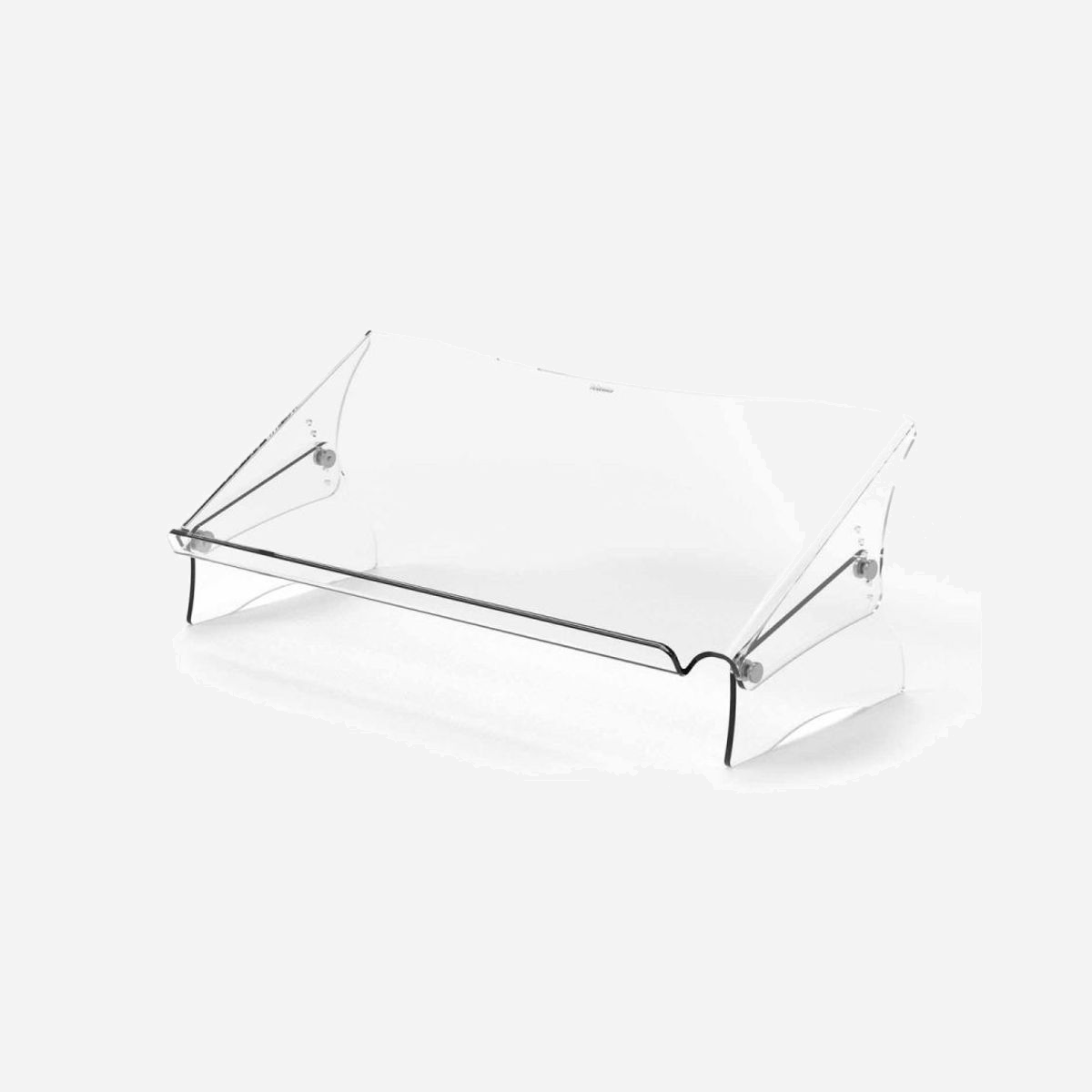 Fellowes 9731301 Bac de Rangement Acrylique Transparent A3/A4 278x536x160mm, Réglable, Antidérapant, avec Poignées - Porte-documents qui se fond parfaitement dans n'importe quel environnement de bureau.