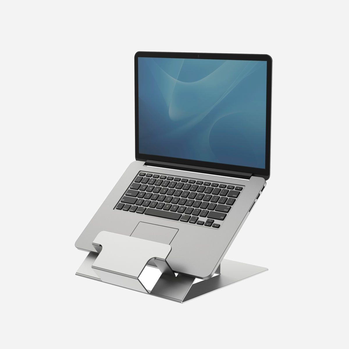 Fellowes Hylyft - Support Laptop Aluminium Argenté, inclinable 37-58°, réglable 6 positions, écrans jusqu'à 18", charge max 4kg, 238x246x6mm - Fellowes Support ordinateur portable Hylyft. Type de produit: Supports de Laptop, Couleur du produit: Argent, Matériel: Aluminium. Réglage de la hauteur: 151 - 211 mm, Angle d'inclinaison: 37 - 58°. Largeur: 238 mm, Profondeur: 246 mm, Hauteur: 6 mm. Produit par casier principal (externe): 1 pièce(s)
