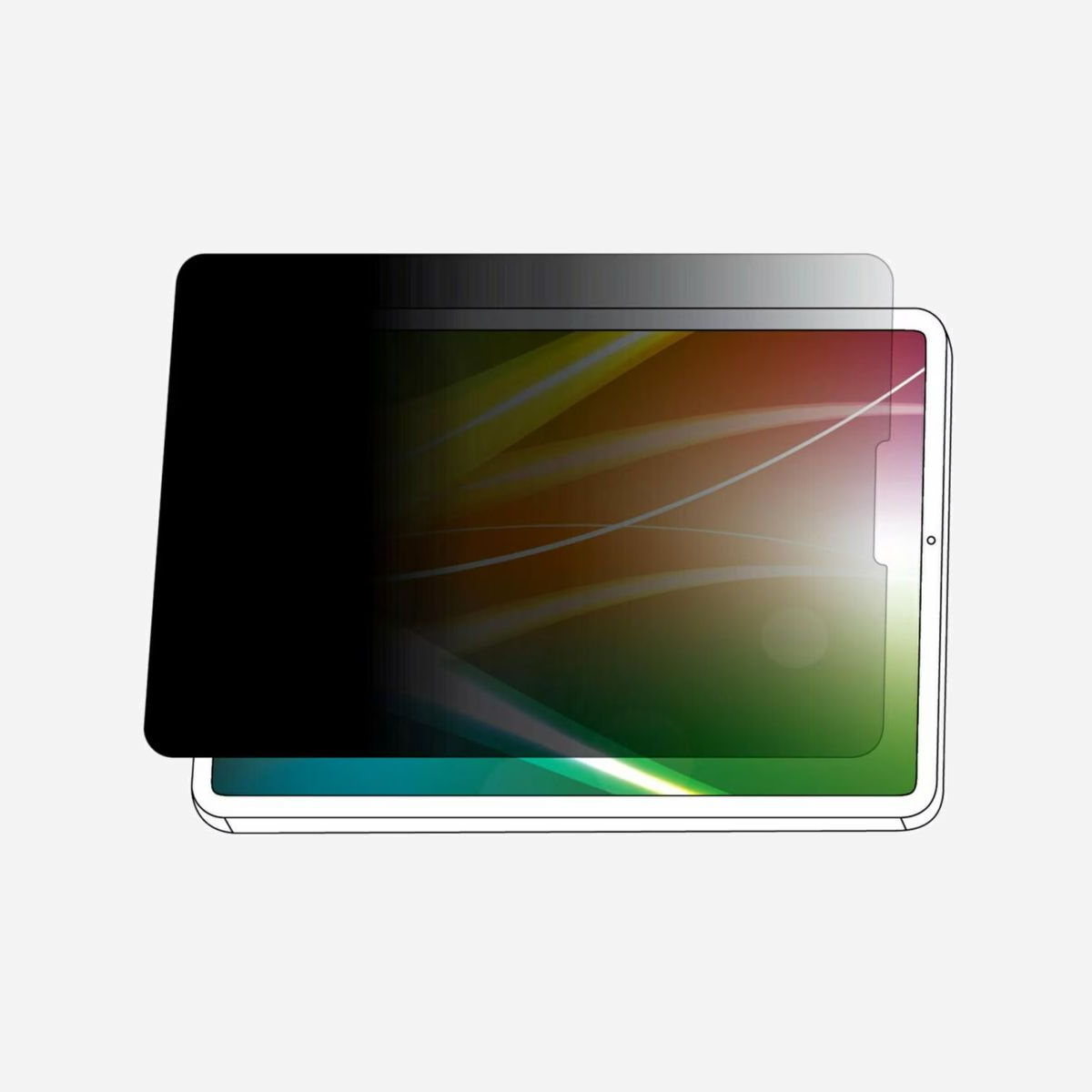 3M BPTAP004 - Filtre Confidentialité sans Bord pour Tablette 10.9" (27.7cm), Anti-Reflet, Réversible Mat/Brillant, iPad 10th Gen, 245x176mm - 3M BPTAP004. Taille maximale de l’écran: 27,7 cm (10.9"), Convient pour: Tablette, Type: Filtre de confidentialité sans bords pour ordinateur