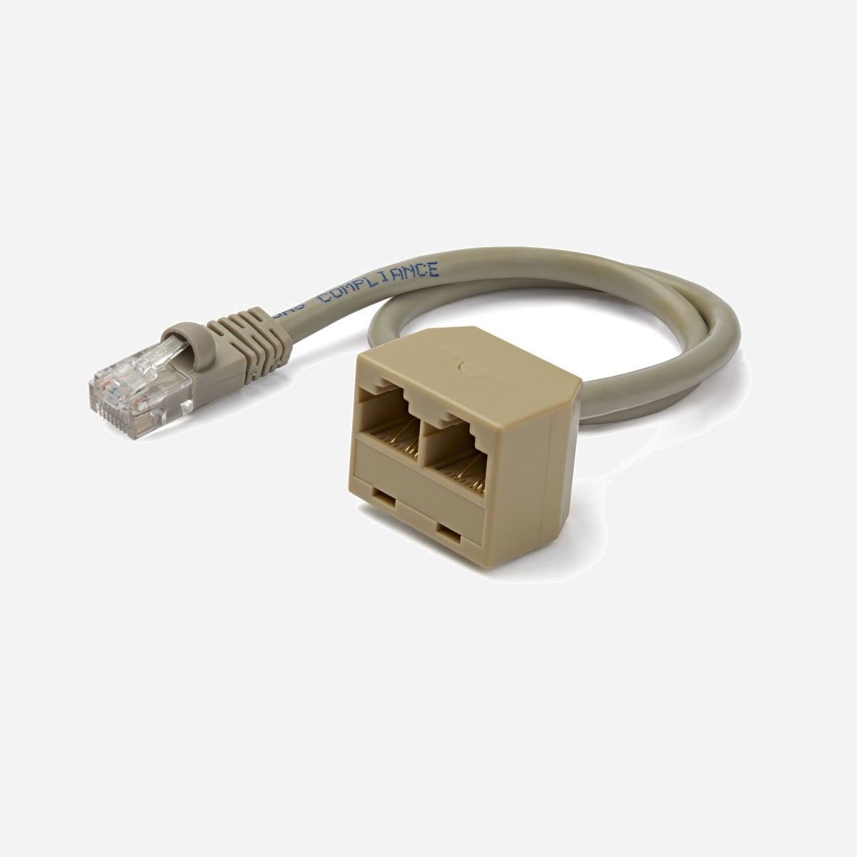 StarTech.com RJ45SPLITTER - Répartiteur Ethernet 2 Ports - Câble 0.33m RJ45 Mâle vers 2x RJ45 Femelle - Cat5e 10/100Base-T(X) - Gris - Connectez deux appareils Ethernet 10/100 à un seul branchement Cat 5/Cat 5e<br/><br/>Le câble adaptateur et répartiteur RJ45 2 vers 1 RJ45SPLITTER augmente le nombre de connexions réseau RJ45 sur une prise RJ45 pour transmettre deux signaux Ethernet 10/100 via un seul câble Cat 5/Cat 5e.<br/><br/>À une extrémité de l'installation; le répartiteur vous permet de connecter deux câbles patch d'un hub ou d'un commutateur à un seul port sur un panneau de brassage ; à l'autre extrémité, le répartiteur se connecte à un seul branchement Cat 5/Cat 5e via une prise murale qui peut alors être divisée et connectée à deux appareils différents. Le panneau de brassage et la prise murale sont connectés à l'aide d'un seul câble Cat 5/Cat 5e.<br/><br/>Conçu et fabriqué pour offrir une longévité optimale<br/><br/>The StarTech.com Advantage<br/>