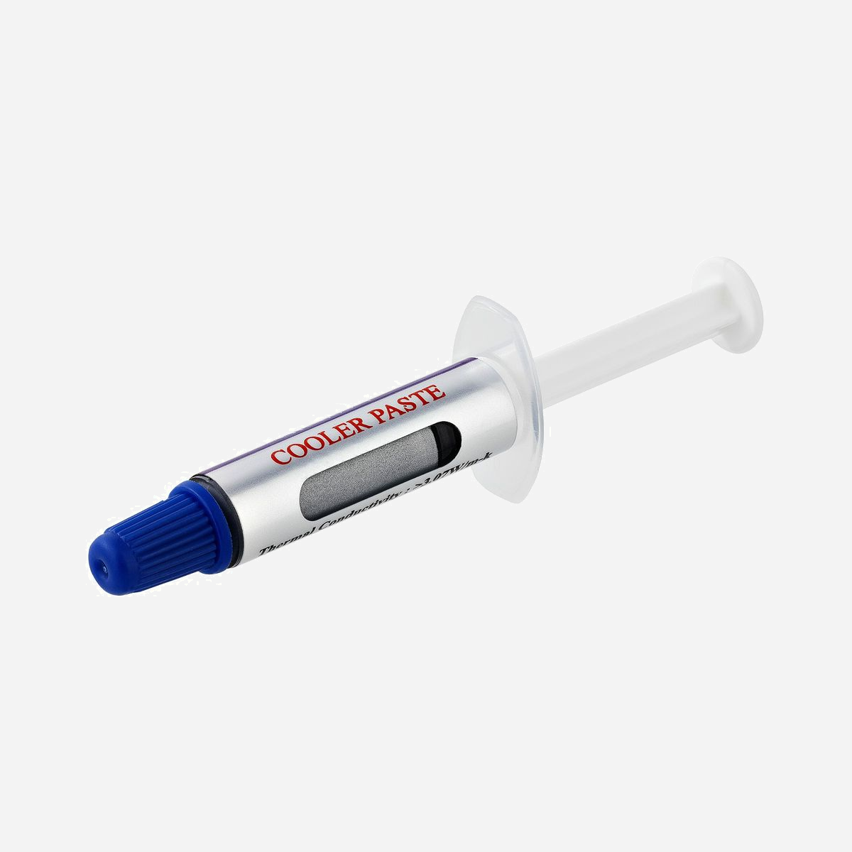 StarTech.com SILVGREASE1 - Pâte Thermique Argent 1.5g, Conductivité 1.93 W/m·K, Résistance 0.12 °C/W, -30°C à 180°C, Certifiée RoHS - Seringue refermable Conductivité thermique : 3,195 W/m-K à 25 °C ou plus<br/><br/>Cette pâte thermique fonctionne avec un dissipateur thermique pour améliorer la dissipation de la chaleur des puces informatiques intégrées telles que les CPU. La pâte thermique dispose des certifications CE et RoHS, vous pouvez donc être assuré qu'elle est sûre pour l'usage auquel elle est destinée.<br/><br/>Performances fiables<br/><br/>Cette pâte thermique, également connue sous le nom de graisse d'argent; est un composé à base de métal qui contient plus de 60 % d'oxyde métallique pour offrir une meilleure conductivité thermique que les pâtes de transfert thermique standard. SILVGREASE1 assure des performances fiables à des températures allant de -30°C à 180°C avec une conductivité thermique de 3,197 W/m-K à 25 °C ou plus. Cette performance rend le composé idéal pour l'entretien & la maintenance des stations de travail, des ordinateurs de bureau et des serveurs, et est le mieux adapté aux CPU avec un TDP allant jusqu'à 65W<br/><br/>Tubes seringues réutilisables de 1,5g<br/><br/>Le tube contient 1,5g de pâte, suffisant pour 4 à 6 applications. le composé est conditionné dans une seringue pour une application facile, qui est refermable pour empêcher le produit de sécher entre deux utilisations.<br/><br/>The StarTech.com Advantage<br/>