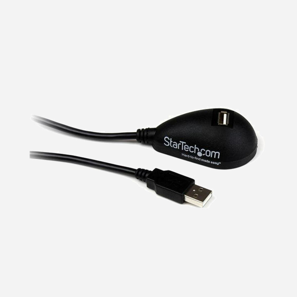 StarTech.com Câble d'Extension USB 2.0, 1.5m, Mâle A vers Femelle A, Débit 480Mbit/s, Noir, Connecteur Droit/Courbe, RoHS, CE, UL, REACH - Prolongez un port USB à partir de l'arrière de votre ordinateur, vers votre ordinateur portable<br/><br/>Le câble d'extension USB pour PC USBEXTAA5DSK permet de connecter un port USB femelle disponible vers un ordinateur Mac® ou PC, ce qui vous permet de déplacer le port USB (femelle) jusqu'à 1,5 mètre du boîtier de l'ordinateur. En éloignant le port USB du boîtier de l'ordinateur; vous pouvez le placer dans un endroit plus pratique comme sur le dessus du boîtier ou sur un bureau.<br/>Solution idéale pour accéder aux caméras numériques, aux lecteurs MP3, aux clés USB ou aux autres périphériques de stockage USB externes.<br/><br/>The StarTech.com Advantage<br/>