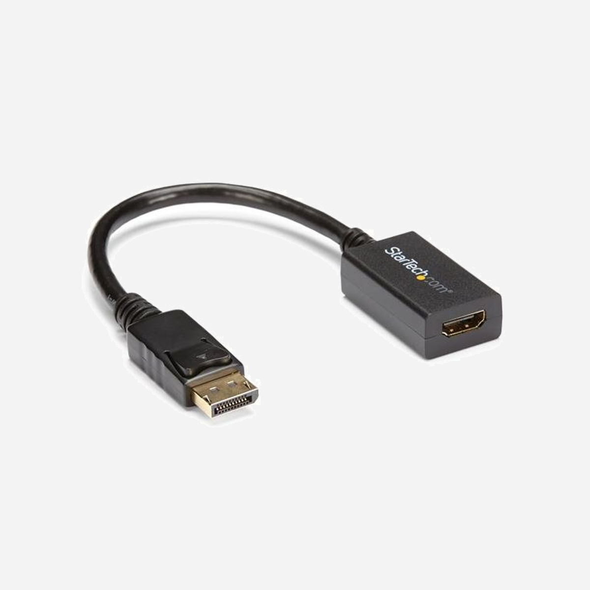 StarTech.com Adaptateur DisplayPort 1.2 vers HDMI 1.4 - Résolution 1920x1200 - Chipset NXP PTN3361B - Connecteurs M/F - Câble 0.21m - Noir - Connectez votre Moniteur HDMI® ou votre TVHD à un ordinateur équipé de DisplayPort®<br/><br/>L’adaptateur DisplayPort® vers HDMI® DP2HDMI2 de StarTech.com vous permet de connecter un écran ou un projecteur HDMI au port de sortie DisplayPort d’un ordinateur (de bureau ou portable), éliminant ainsi les coûts engendrés par une mise à niveau de votre écran à des fins de compatibilité DisplayPort. L’adaptateur prend en charge une résolution d’écran pouvant atteindre 1920 x 1200, vous permettant de profiter pleinement de la capacité vidéo HDMI. Le DP2HDMI2 est un câble adaptateur passif qui requiert un port DP++ (DisplayPort++), ce qui signifie que les signaux DVI et HDMI peuvent également être transmis via le port.<br/>Cet adaptateur permet la transmission audio si la source vidéo le permet. Veuillez consulter le manuel de la source vidéo pour en vérifier la prise en charge.<br/><br/>The StarTech.com Advantage<br/>