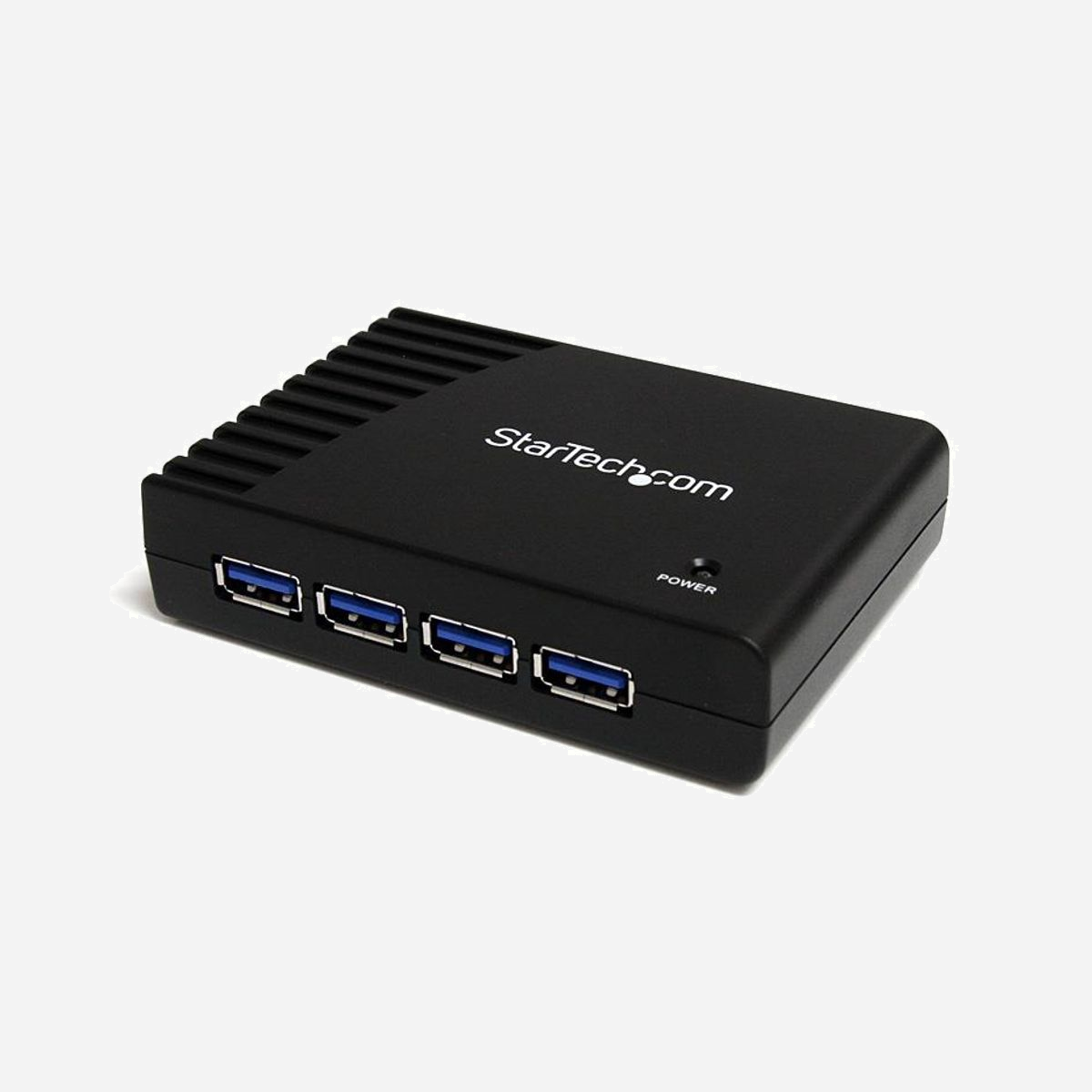StarTech.com Hub USB 3.2 Gen 1 (3.1 Gen 1) 4 Ports Type-A Noir - Rétrocompatibilité USB 2.0/1.x - Chipset VLI VL810 - 5V/2A - Windows/macOS - Ajoutez quatre ports SuperSpeed USB 3.0 externes via une seule connexion USB<br/><br/>Le hub SuperSpeed USB 3.0 4 ports ST4300USB3EU vous permet d'ajouter 4 ports USB 3.0 via une seule connexion USB 3.0 au système informatique hôte.<br/><br/>Rétrocompatible avec les normes USB 2.0 et USB 1.x, ce hub USB 3.0 prend également en charge les périphériques USB antérieurs et peut servir de hub sur les anciens systèmes qui ne possèdent pas de ports USB 3.0.<br/><br/>Avec la capacité de mélanger les périphériques USB 3.0/2.0/1.x et d'être utilisé avec ou sans l'adaptateur d'alimentation externe fourni, ce hub offre ce qui se fait de mieux en termes de polyvalence et de portabilité.<br/><br/>The StarTech.com Advantage<br/>