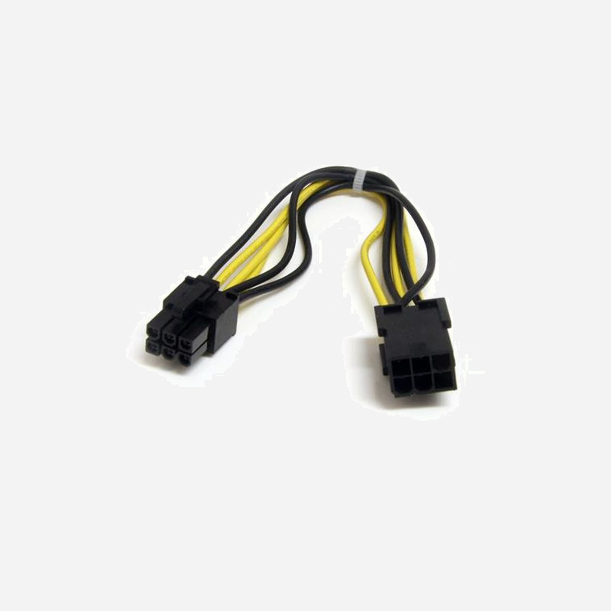 StarTech.com PCIEPOWEXT Câble Extension PCI Express 6-Pin 20cm - Connecteur Mâle/Femelle - Noir/Jaune - Longueur 0.15m - Prolongez la portée de la connexion d'alimentation de la carte vidéo PCI Express<br/><br/>Le câble d'extension d'alimentation PCI Express PCIEPOWEXT allonge de 20 cm la portée de votre connecteur d'alimentation PCI-E ATX12V, ce qui facilite l'approvisionnement de votre carte vidéo PCI Express sans avoir à étirer ou tendre davantage le connecteur PCI Express à partir du bloc d'alimentation.<br/><br/>The StarTech.com Advantage<br/>