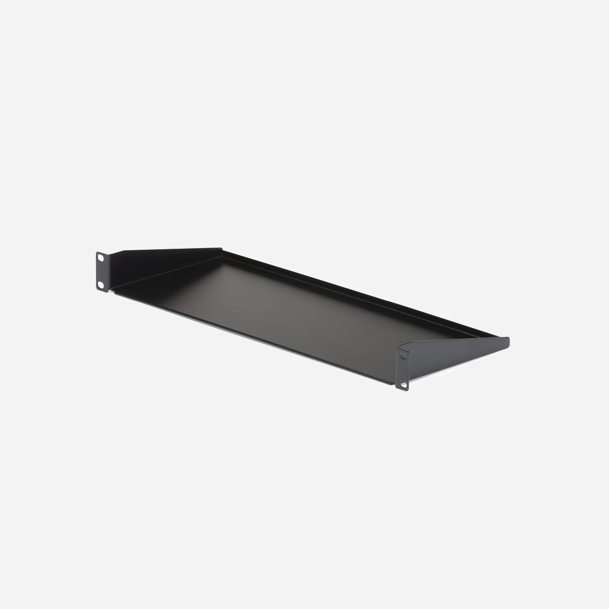 StarTech.com CABSHELF1U - Étagère Rack 1U Fixe 7" (177mm) Profondeur - Acier - Charge Max. 15kg - 481mm Largeur - Conforme CE/UL/RoHS - Ajoutez une étagère de stockage compacte 1U à tout rack de serveur ou armoire standard 48 cm<br/><br/>L'étagère d'armoire serveur universelle fixe 1U CABSHELF1U (noire) vous permet d'ajouter une étagère de stockage fixe compacte à n'importe quel rack ou n'importe quelle armoire de serveur standard de 48 cm équipée d'un système de montage en façade. Ce produit est conforme à la norme TAA (US Federal Trade Agreements Act) en application aux États-Unis et homologué par le GSA (General Services Administration) aux États-Unis. Fait d'acier massif pressé à froid de qualité commerciale, cette étagère fixe peut supporter jusqu'à 15 kg de matériel. Voici une solution idéale pour stocker de l'équipement compact non montable, des outils, des périphériques ou des accessoires dans votre rack, tout en les gardant à portée de main.<br/><br/>The StarTech.com Advantage<br/>