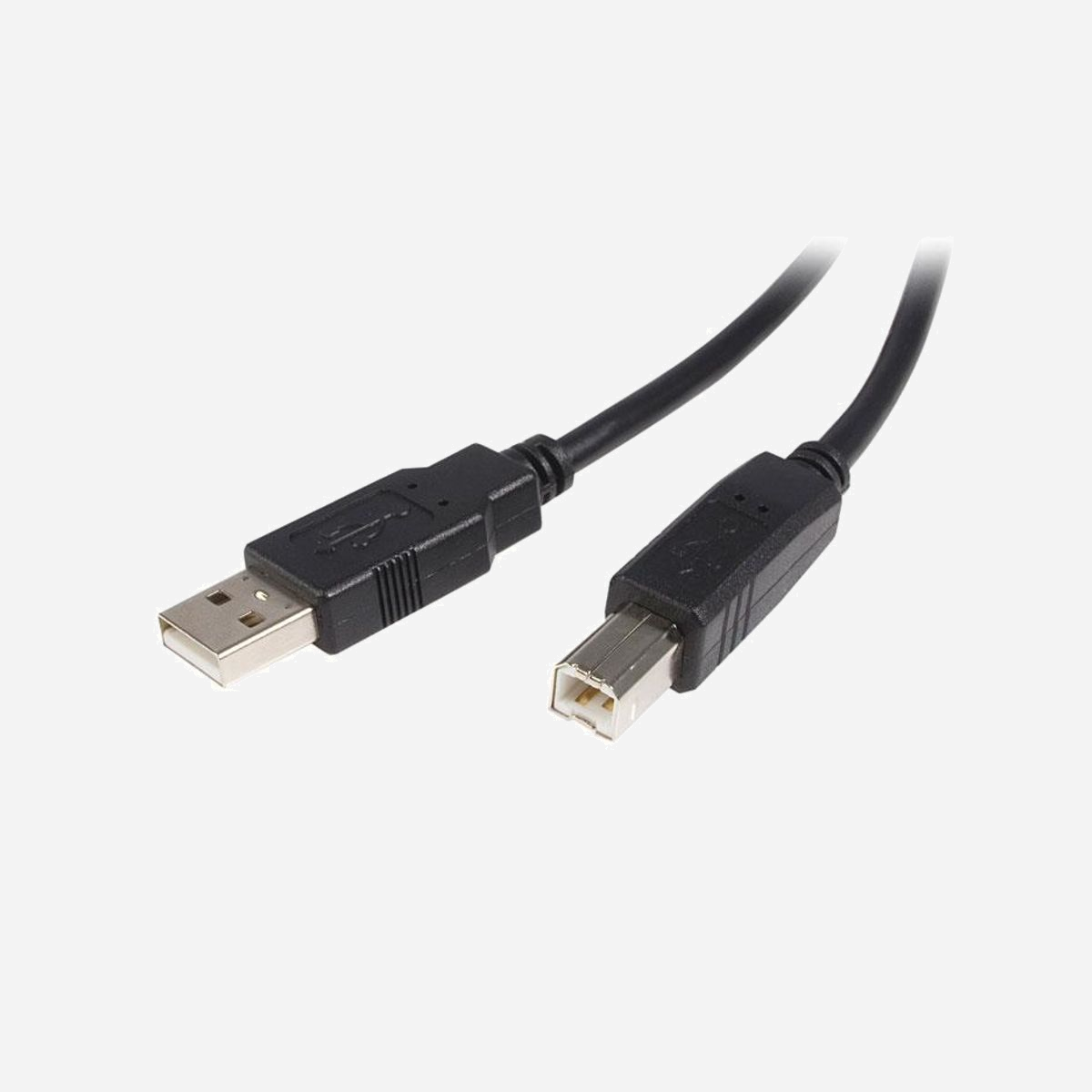 StarTech.com Câble USB 2.0 A-B Mâle/Mâle 0.5m Noir - Connectivité Standard pour Périphériques USB 2.0 - Réf: USB2HAB50CM - Raccordez des périphériques USB 2.0 à votre ordinateur<br/><br/>Le câble USB A vers B USB2HAB50CM de 0,5 mètre est équipé d'un connecteur mâle USB A et d'un connecteur mâle USB B permettant une connexion de qualité supérieure vers des périphériques USB 2.0, comme des imprimantes, des scanners ou des disques durs USB externes.<br/>Fabriqué exclusivement à partir de matériaux de haute qualité et conçu par des experts.<br/><br/>The StarTech.com Advantage<br/>