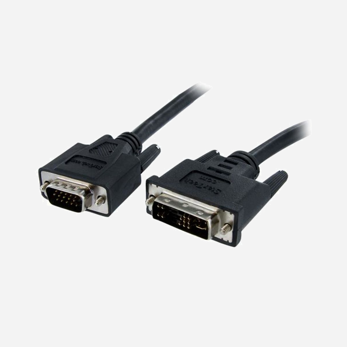 StarTech.com Câble DVI-A vers VGA Mâle/Mâle 2m - Connecteur DVI-A vers Connecteur VGA (D-Sub) Noir - Contacts Nickel, Conforme RoHS - DVIVGAMM2M - Raccordez un écran VGA à un PC ou Mac® avec une carte vidéo DVI analogique<br/><br/>Le câble d'écran DVI vers VGA DVIVGAMM5M (5 m) comprend un connecteur DVI-A mâle et un connecteur VGA mâle, vous permettant de raccorder un écran VGA à un ordinateur PC ou Mac® doté d'une sortie analogique DVI-I.<br/>Avec sa conception recherchée et ses matériaux haute qualité<br/><br/>The StarTech.com Advantage<br/>