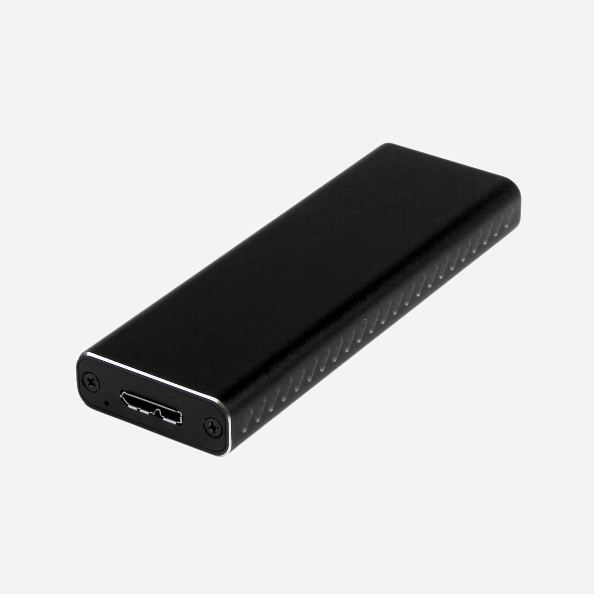 StarTech.com Boîtier Externe M.2 SATA vers USB 3.0 - USB 3.2 Gen 1 (5Gbps) - Clé B & B+M - Aluminium Noir - Pour SSD M.2 30/42/60/80mm - UASP - Transformez votre SSD en un disque de poche ultra portable<br/><br/>Le boîtier externe USB 3.0 vers M.2 SM2NGFFMBU33 transforme votre lecteur à état solide SATA M.2 en un lecteur USB 3.0 portable, ultra rapide.<br/><br/>Réalisez une performance externe supérieure en utilisant un disque SSD M.2 à la place d’un disque à plateau, et bénéficiez ainsi de tout le potentiel de votre système informatique USB 3.0. Le boîtier prend en charge l’UASP, ce qui vous permet d’obtenir des vitesses de transfert jusqu’à 70 % plus rapides que celles de l’USB 3.0 traditionnel, lorsqu’il est utilisé avec un ordinateur hôte UASP.<br/><br/>Ce boîtier de disque SSD slim, de poche a été spécifiquement conçu pour faciliter la mobilité. Le boîtier léger et durable peut facilement être placé dans votre poche ou l’étui de votre ordinateur portable. Pour une plus grande commodité, ce boîtier est alimenté entièrement au moyen d’un bus USB hôte et ne requiert aucun adaptateur d’alimentation externe.<br/><br/>Sa construction en aluminium durable vous évitera d’endommager votre disque pendant vos déplacements. De plus, pour maximiser la dissipation de la chaleur, ce boîtier comporte des trous d’aération spécialement conçus pour maintenir un environnement d’exploitation plus frais pour garantir une performance optimale et une durée de vie plus longue pour votre disque.<br/><br/>Pour une plus grande compatibilité avec les lecteurs à état solide M.2 courants, le boîtier prend en charge plusieurs hauteurs de lecteur, notamment : 2242, 2260 et 2280.<br/><br/>Une performance améliorée grâce à UASP<br/><br/>UASP est pris en charge dans Windows 8, Mac OSX (10.8 ou postérieur) et Linux. Les tests démontrent que la prise en charge UASP donne une vitesse de lecture de 70 % supérieure et une vitesse d’écriture de 40 % supérieure à l’USB 3.0 traditionnel à la capacité maximale.<br/><br/>Dans les mêmes conditions, UASP affiche une réduction de 80 % des ressources exigées du processeur.<br/><br/>Le test a été effectué avec un système Intel® Ivy Bridge, un boîtier StarTech.com avec UASP et un lecteur à état solide SATA III.<br/><br/>The StarTech.com Advantage<br/>