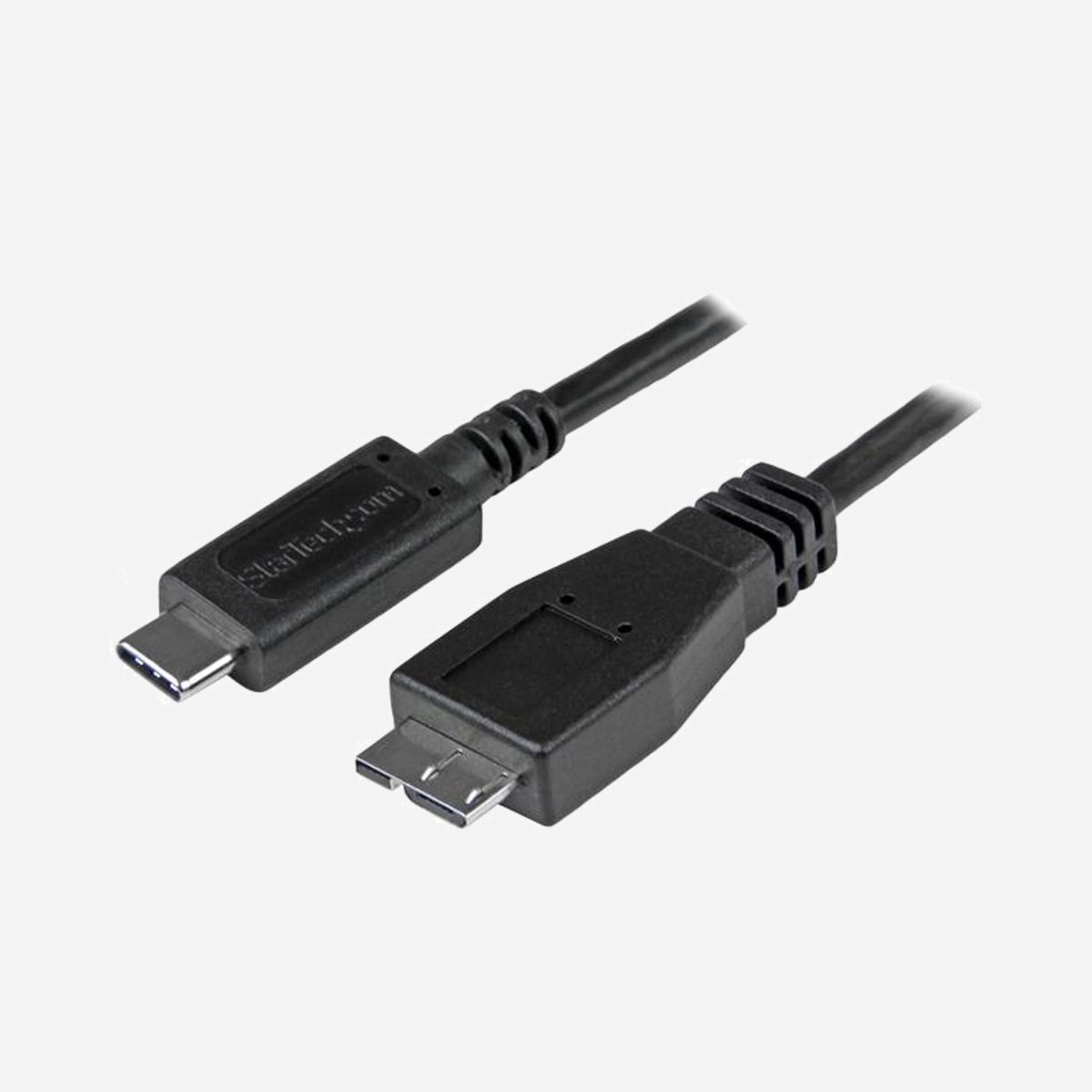 StarTech.com Câble USB-C vers Micro-B 50cm USB 3.2 Gen 2 (10 Gbps) M/M - USB31CUB50CM - Connecteurs Nickel, AWG 24/30, PVC Noir - Connectez des appareils USB Micro-B à votre hôte USB Type-C pour gagner de l'espace<br/><br/>Ce câble USB-C™ vers Micro-B vous permet de connecter vos appareils Micro USB 3.2 Gen 2 (10 Gb/s) à votre ordinateur portable USB Type-C™. Vous pouvez également charger et synchroniser vos appareils mobiles USB 3.0 (5 Gb/s) Micro USB.<br/><br/>Connectez vos appareils lorsque vous êtes en déplacement<br/><br/>Ce câble non standard de 50 cm est la solution idéale pour les connexions de proximité en tout lieu depuis votre ordinateur portable USB-C vers un boîtier de disque dur USB 3.1, une station d'accueil ou tout autre appareil Micro USB.<br/><br/>Ce câble court vous permet de configurer votre équipement sans être gêné par un câble trop long. Ultra-portable, il est idéal pour les connexions dans les espaces de travail restreints hors site, dans un café ou une chambre d'hôtel.<br/><br/>Doté d'une bande passante de 10 Gb/s, ce câble USB 3.1 Gen 2 vous permet de transférer et de sauvegarder des données deux fois plus rapidement que les câbles USB 3.0 et 20 fois plus rapidement que les câbles USB 2.0. Vous pouvez également connecter d'anciens périphériques USB 3.0 à des ordinateurs plus récents et bénéficier d'un transfert de données atteignant 5 Gb/s.<br/><br/>Chargez et synchronisez vos appareils USB 3.0 Micro-B<br/><br/>Connectez votre téléphone ou votre tablette Micro USB 3.0 à votre ordinateur portable ou de bureau USB 3.1 à des fins de synchronisation et de chargement.<br/><br/>The StarTech.com Advantage<br/>