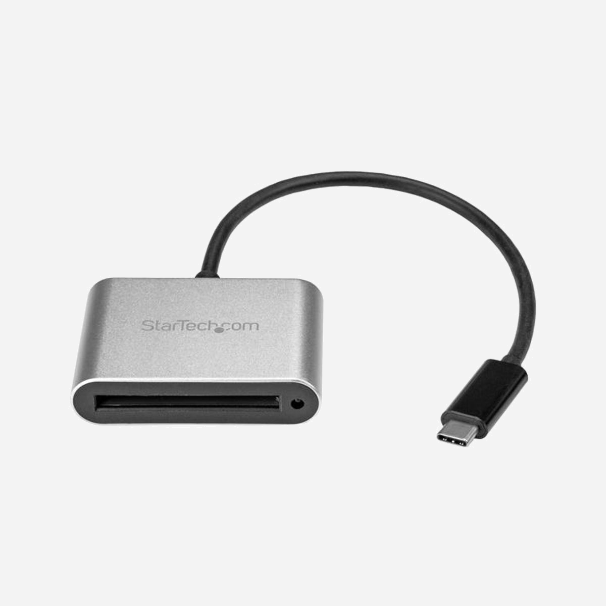 StarTech.com Lecteur/Enregistreur CFast 2.0 USB 3.2 Gen 1 Type-C, Aluminium, 6000 Mbit/s, Support UASP, CFast/CFast 2.0, Windows/macOS/Linux - Accédez rapidement à vos photos et vidéos sur vos cartes mémoire CFast 2.0 ou sauvegardez-les en un clin d'œil sur votre tablette, ordinateur portable ou de bureau compatible USB-C<br/><br/>Téléchargez, visualisez et sauvegardez vos photos et vidéos en un clin d'œil depuis vos cartes mémoire CFast™ sur votre appareil compatible USB-C™ grâce à ce lecteur/enregistreur de carte CFast. Déchargez ou sauvegardez des fichiers où que vous soyez, sur le terrain ou au bureau.<br/><br/>Accès hautes performances aux fichiers<br/><br/>Tirez parti des performances élevées de la technologie USB 3.0 (5 Gb/s) lorsque vous transférez des photos haute résolution ou des vidéos Full HD de votre caméscope ou appareil photo DSLR vers votre ordinateur portable, tablette ou ordinateur de bureau compatible USB-Type C™. Gagnez un temps précieux au quotidien et profitez d'un flux de travail plus efficace lorsque vous accédez à des fichiers sur un ordinateur, ainsi que lorsque vous les transférez et sauvegardez.<br/><br/>Conception compacte pour une portabilité optimale<br/><br/>Utilisez le lecteur/enregistreur de carte où que vous soyez pour accéder rapidement à vos photos et vidéos. Avec sa conception compacte et légère, ainsi que son câble USB-C intégré, le lecteur de carte est assez petit pour être transporté partout ou utilisé avec un ordinateur fixe. Il tient facilement dans une sacoche : vous pouvez donc l'emporter avec vous sur le terrain. En outre, aucune alimentation externe n'est nécessaire car il est alimenté via USB.<br/><br/>Le lecteur/enregistreur de carte bénéficie d'une conception durable et robuste, ce qui lui permet de résister aux éventuels chocs provoqués lors des déplacements. Le câble intégré permet en outre de parer à toutes les situations.<br/><br/>Accès simple au stockage CFast<br/><br/>Idéal pour les photographes et les vidéastes, le lecteur/enregistreur de carte est conçu pour être simple d'utilisation; et présente une fonctionnalité d'installation plug-and-play pour les cartes mémoire CFast 2.0, ce qui vous fait gagner du temps au quotidien et vous permet de travailler de façon plus efficace. Pour gagner en productivité, accédez simultanément à différentes cartes CFast 2.0 ou 1.0 par le biais de plusieurs câbles adaptateurs.<br/><br/>La configuration est un jeu d'enfant. Le lecteur/enregistreur de carte CFast ne nécessite aucun pilote ou logiciel supplémentaire, et est compatible avec la plupart des systèmes d'exploitation; notamment Windows®, MacOS et Linux®.<br/><br/>The StarTech.com Advantage<br/>