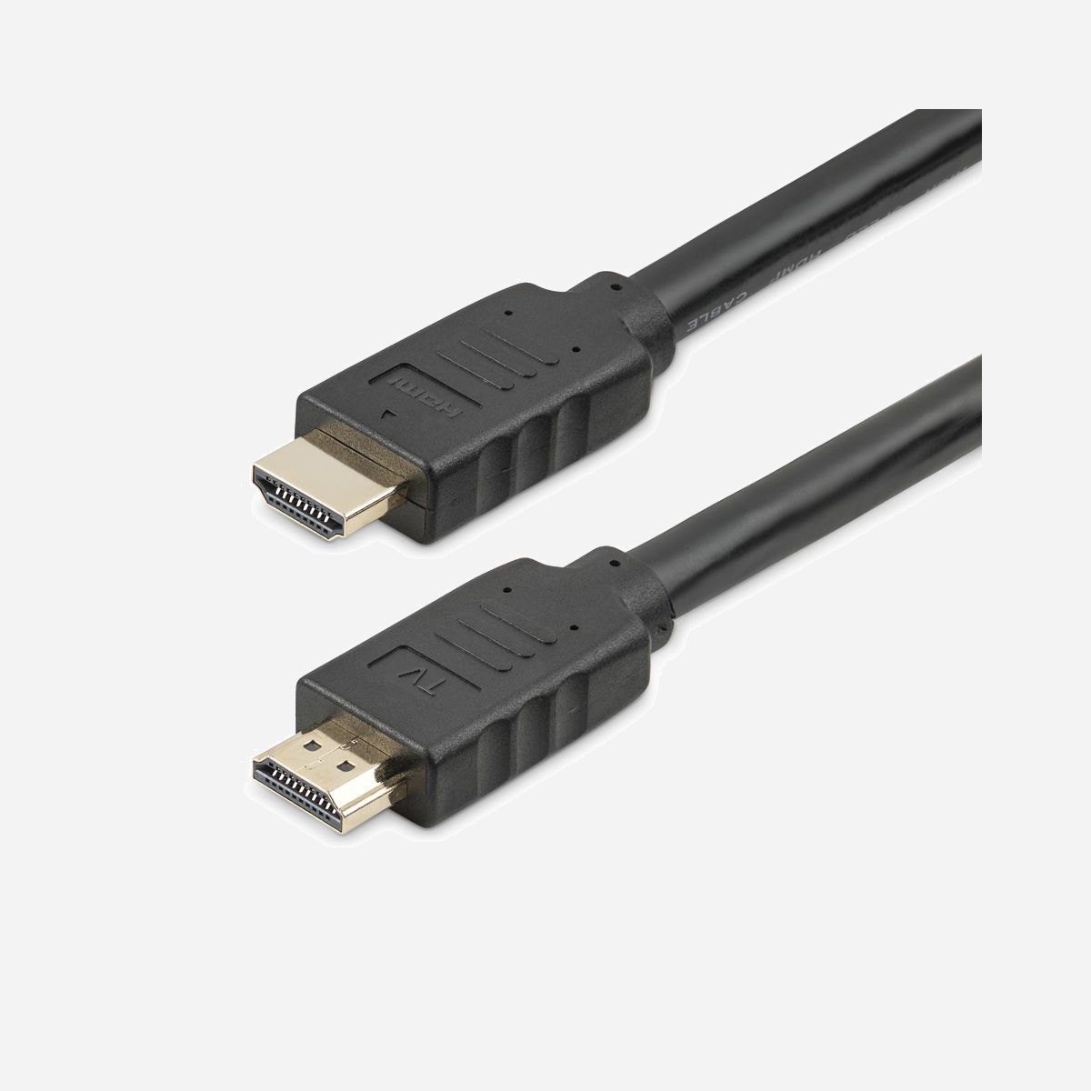 StarTech.com Câble HDMI 2.0 Actif 15m - 4K 60Hz, 18Gbps, HDR, CL2 - HD2MM15MA - Connecteurs Plaqué Or, AWG 24, Blindage Aluminium Mylar - Créez des connexions HDMI riches en fonctionnalités jusqu'à 15 m de distance, sans perte de signal<br/><br/>Ce câble HDMI CL2 est conçu pour les installations murales encastrées. Il dispose également d'un amplificateur de signal actif qui permet une connexion jusqu'à 15 m de distance entre vos appareils HDMI, sans aucune perte de signal. Le câble est également rétrocompatible avec les spécifications HDMI antérieures et fonctionne avec tous vos appareils HDMI actuels.<br/><br/>Profitez de connexions HDMI 4K sur de plus longues distances<br/><br/>Le circuit d'amplification intégré dans le câble permet d'intensifier le signal HDMI sans nécessiter alimentation externe. Il prend en charge des connexions plus longues que le HDMI classique. Le câble actif dispose également d'un câblage plus fin qui permet une plus grande flexibilité. C'est la solution parfaite pour vos installations murales encastrées.<br/><br/>Profitez des meilleures fonctionnalités du HDMI<br/><br/>Ce câble HDMI 4K prend en charge des résolutions pouvant atteindre 4K à 60 Hz (3840 x 2160p) et des bandes passantes pouvant atteindre 18 Gb/s. Il prend également en charge le HDR (High Dynamic Range) pour bénéficier d'un meilleur taux de contraste et de couleurs vives.<br/><br/>Résolutions plus élevées, vitesses améliorées et images plus nettes : ce câble garantit les meilleures performances HDMI disponibles à ce jour. C'est le câble idéal pour créer une expérience en home cinéma exceptionnelle, offrir un affichage numérique réaliste ou animer des présentations exceptionnelles.<br/><br/>Le câble prend également en charge jusqu'à 32 voies audio non compressées pour offrir un son remarquable.<br/><br/>Remarque : Ce câble dispose d'une architecture unidirectionnelle, le câble doit donc impérativement être installé dans la bonne direction. Assurez-vous que le connecteur HDMI® portant la mention « TV » est connecté à l'écran; afin de garantir que l'appareil et la source HDMI sont correctement connectés.<br/><br/>The StarTech.com Advantage<br/>