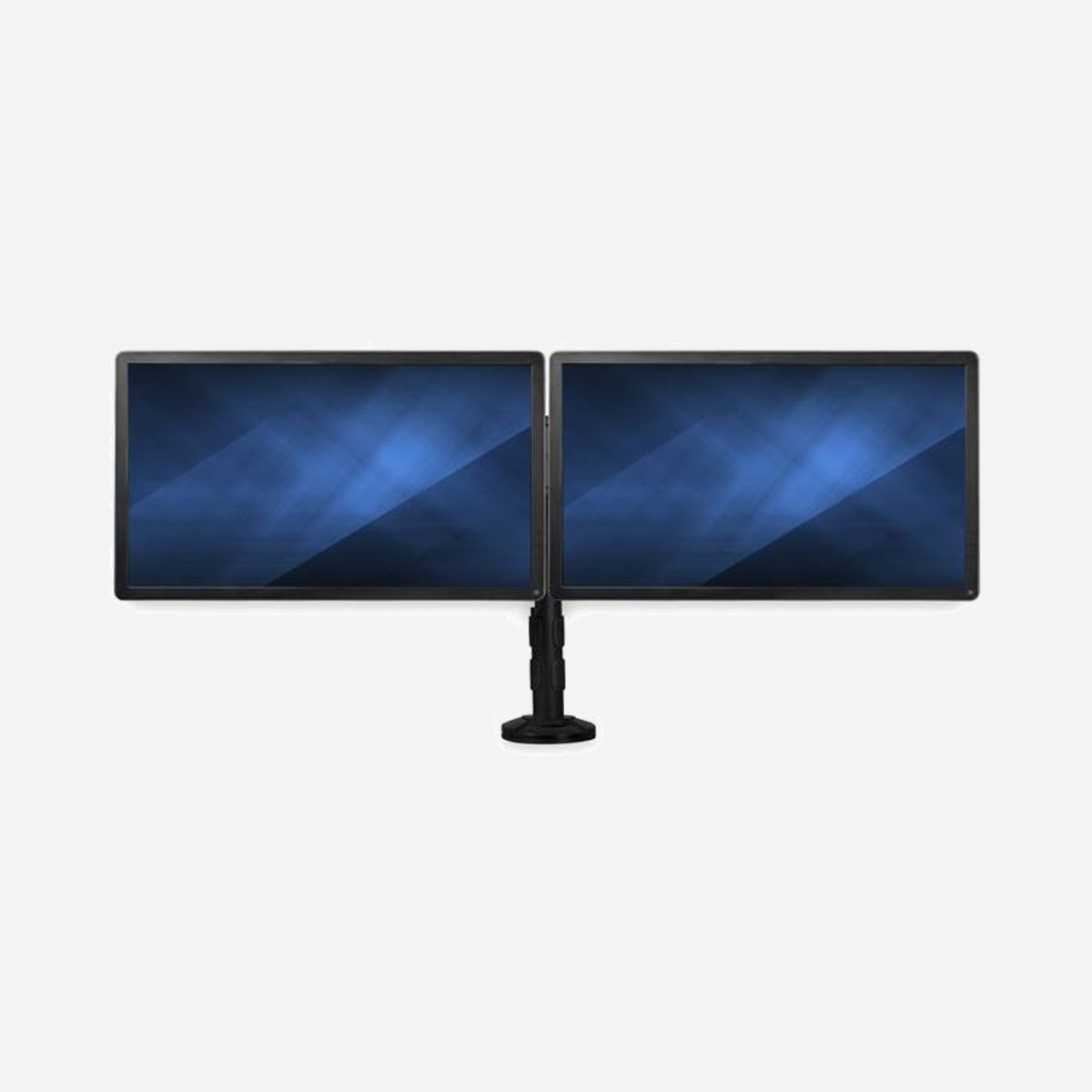 StarTech.com ARMBARDUOG : Support Bureau Double Écran 13"-27", VESA 75/100mm, Pince/Oeillet, Inclinaison ±30°, Rotation 360°, Charge Max 16kg - Support double affichage | Base à faible encombrement | Hauteur réglable | Pour les moniteurs jusqu'à 27 po<br/><br/>Ce bras de support de bureau permet de monter deux écrans avec support VESA de 13 po à 27 po pouvant peser jusqu'à 8 kg chacun, sur une même base à faible encombrement. Il vous permet d'économiser de l'espace et de créer un espace de travail ergonomique dans tout environnement de bureau grâce à la pince pour bureau flexible ou à la fixation par œillet.<br/><br/>Libérez de l’espace sur votre bureau<br/><br/>Grâce à une conception à double bras stable, le support pour deux écrans permet de libérer plus d'espace de travail utile en installant vos moniteurs côte à côte sur une même base. Le support d'écran dispose d'une face arrière plate à faible encombrement qui vous permet de positionner vos écrans contre un mur ou une cloison.<br/><br/>Confort visuel optimal<br/><br/>Le support d'écran d'ordinateur de bureau offre une hauteur réglable le long du poteau. Il est facile de trouver l'angle de visionnage optimal grâce à l'inclinaison et le pivotement fluides de +30/-30°. Vous pouvez également faire pivoter votre écran sur 360° pour un affichage en mode portrait ou paysage. Assurez-vous également que vos écrans sont parfaitement alignés à l'aide du bouton de réglage précis.<br/><br/>Installation flexible<br/><br/>Le bras pour deux écrans est facile à installer grâce à la pince de bureau ou la fixation par œillet (matériel inclus). Un système de rangement des câbles est intégré pour un poste de travail bien organisé. Il s'adapte parfaitement à la plupart des bureaux, y compris aux postes de travail assis-debout.<br/><br/>Augmentez votre productivité avec plusieurs moniteurs<br/><br/>Avec deux moniteurs, vous aurez enfin la surface d'écran supplémentaire requise pour simplifier le fonctionnement multitâche et optimiser votre productivité.<br/><br/>The StarTech.com Advantage<br/>