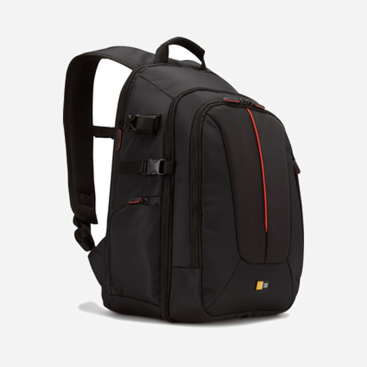 Case Logic DCB-309 Étui Sac à Dos Noir Nylon pour Reflex et Notebook 14" (35.6cm), Dim. int. 378x125x272mm, 1.54kg, Port Sangle d'épaule - Ce sac à dos pour appareil reflex associe côté pratique et style grâce à son rangement personnalisable et ses lignes raffinées. Portez ainsi confortablement tout ce que vous souhaitez sur votre dos : appareil reflex, objectifs, flash et ordinateur portable.