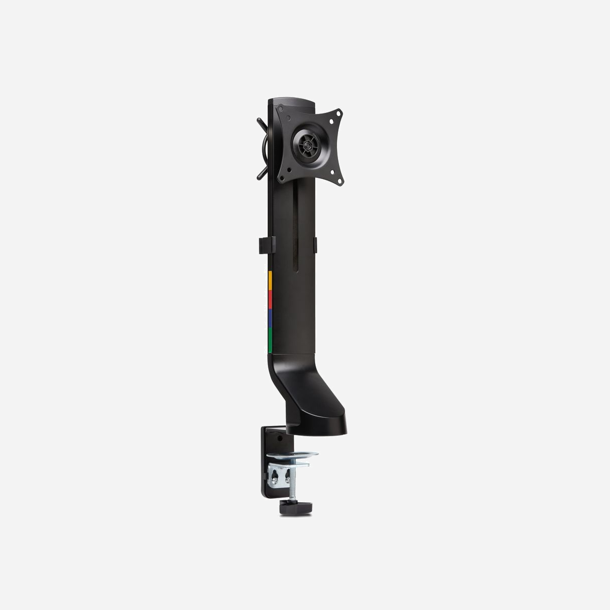 Kensington Bras Articulé Écran SmartFit K55512WW, Support Bureau Pince/Boulon, Écran Max 32", Charge Max 8kg, Inclinaison +/-10°, Rotation +/-180°, Acier, Gestion Câbles - Grâce au bras articulé pour écran SmartFit®, trouver la bonne hauteur d’écran pour disposer d’un poste de travail ergonomique n’a jamais été aussi facile, même pour les bureaux de faible profondeur. Les outils nécessaires sont fournis et un serre-joint préinstallé est orienté vers l’avant du bureau, rendant l’installation non permanente beaucoup plus simple, en particulier dans les espaces exigus (passe-câbles facultatif inclus).<br><br>Conçu pour les espaces peu profonds, le bras pour écran spécial gain de place SmartFit® permet d’ajuster votre écran en toute simplicité.<br>Le bouton de réglage ergonomique vous permet d’ajuster rapidement et facilement la hauteur (23 à 47 centimètres), l’inclinaison et le pivotement (+/-10°), la rotation en mode portait ou paysage (+/-180°) et de verrouiller la position de votre écran. Le support de montage VESA détachable simplifie l’installation de l’écran.<br>Grâce à SmartFit®, il n’a jamais été aussi simple de trouver la hauteur adaptée à vos besoins. Posez simplement votre main sur le graphique fourni pour identifier la couleur vous correspondant et réglez la hauteur en fonction !<br>Les outils nécessaires sont fournis et un serre-joint préinstallé est orienté vers l’avant du bureau, rendant l’installation non permanente beaucoup plus simple, en particulier dans les espaces exigus (passe-câbles facultatif inclus). Le serre-joint s’adapte aux bureaux d’une épaisseur pouvant aller jusqu’à 85 mm. Le passe-câbles s’adapte aux bureaux d’une épaisseur pouvant aller jusqu’à 40 mm. Compatible avec les bureaux à position assise/debout.<br>Parfait pour une utilisation à la maison ou au bureau, le bras articulé bénéficie d’une conception élégante, robuste et peu encombrante qui s’intègre aux environnements modernes, tout en garantissant la stabilité de votre écran (prend en charge les écrans pesant jusqu’à 8 kg et d’une taille de 32 pouces au maximum). Le système de gestion des câbles permet de désencombrer le bureau.
