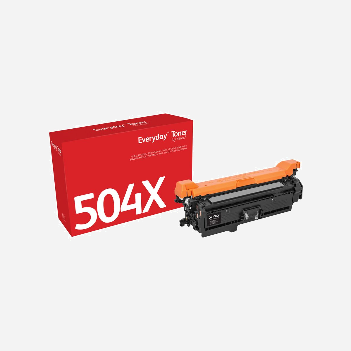 Xerox Everyday Toner Noir Compatible HP CE250X (504X) Grande Capacité, 10500 Pages, LaserJet CP3525/CM3530 MFP, Technologie Laser - Le toner Everyday™ de Xerox vous permet d’économiser 50 % à 60 % par rapport au toner d’origine tout en vous offrant la performance, la qualité et la fiabilité de Xerox avec une garantie à vie. Et ça, ça n’a pas de prix.