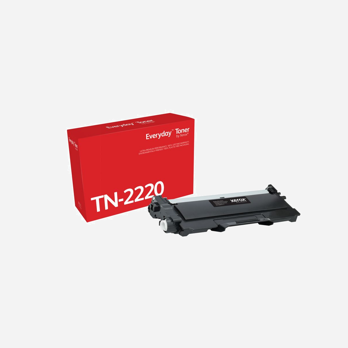 Xerox Everyday Toner Mono 006R04171 Compatible Brother TN-2220, Rendement 2600 pages, Impression Laser, Noir, pour MFC-7360, HL-2270DW et autres - Le toner Everyday™ de Xerox vous permet d’économiser 50 % à 60 % par rapport au toner d’origine tout en vous offrant la performance, la qualité et la fiabilité de Xerox avec une garantie à vie. Et ça, ça n’a pas de prix.