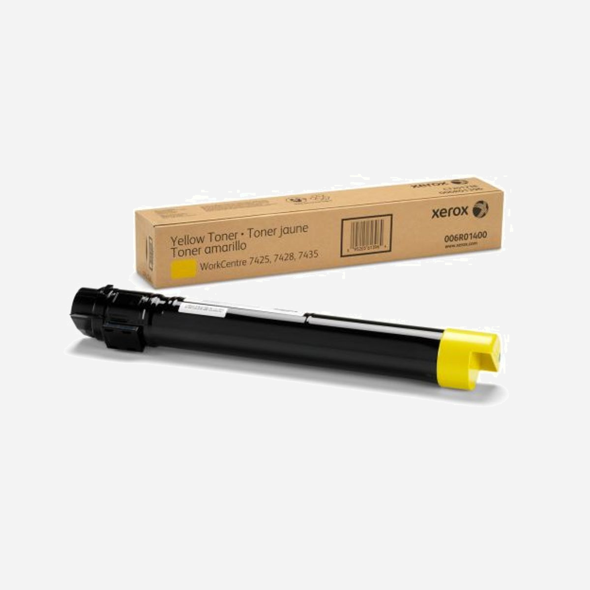 Xerox 006R01518 Cartouche Toner Jaune Original - Rendement 15000 Pages - WorkCentre 7525/7530/7535/7545/7556 - 1 Pièce - Xerox 006R01518. Rendement par page de toner de couleur: 15000 pages, Couleurs d'impression: Jaune, Quantité: 1 pièce(s)