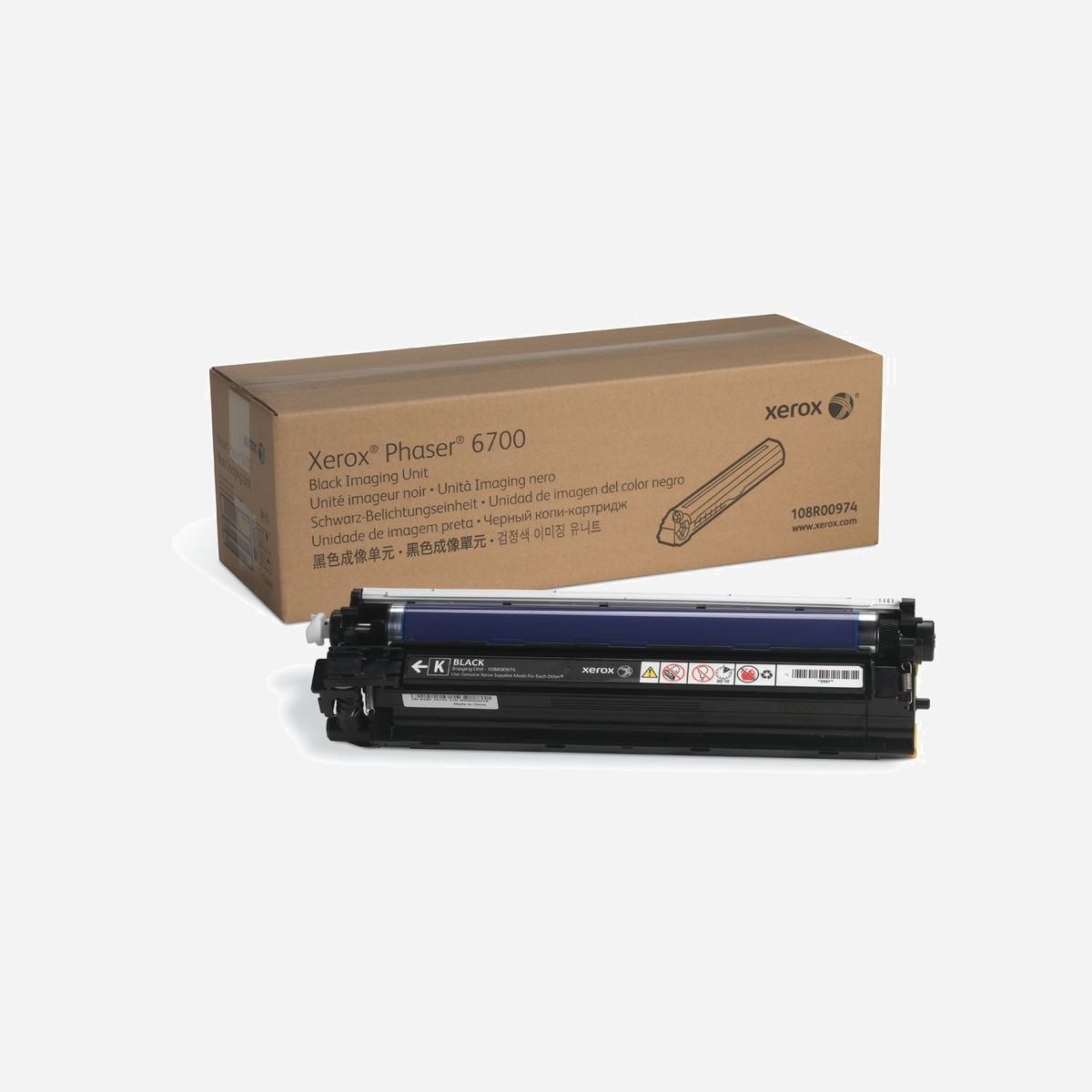 Xerox 108R00974 Module d'Imagerie Noir Laser 50000 Pages pour Phaser 6700 (158.7 x 431.8 x 139.7 mm, 1.32 kg) - Les articles de maintenance Xerox sont conçus pour que votre imprimante Xerox fonctionne efficacement et offre la meilleure qualité.