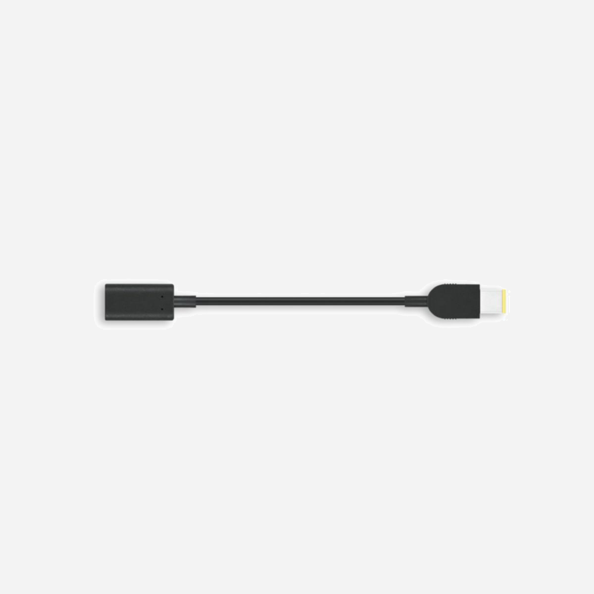 Lenovo Adaptateur USB-C vers Slim-tip (4X90U45346) - Connecteurs Femelle/Mâle, Longueur 0.018m, Noir, Compatible ThinkPad/Yoga/V Series - Lenovo 4X90U45346. Longueur de câble: 0,018 m. Connecteur 1: USB-C, Connecteur 2: Slim-tip, Couleur du produit: Noir
