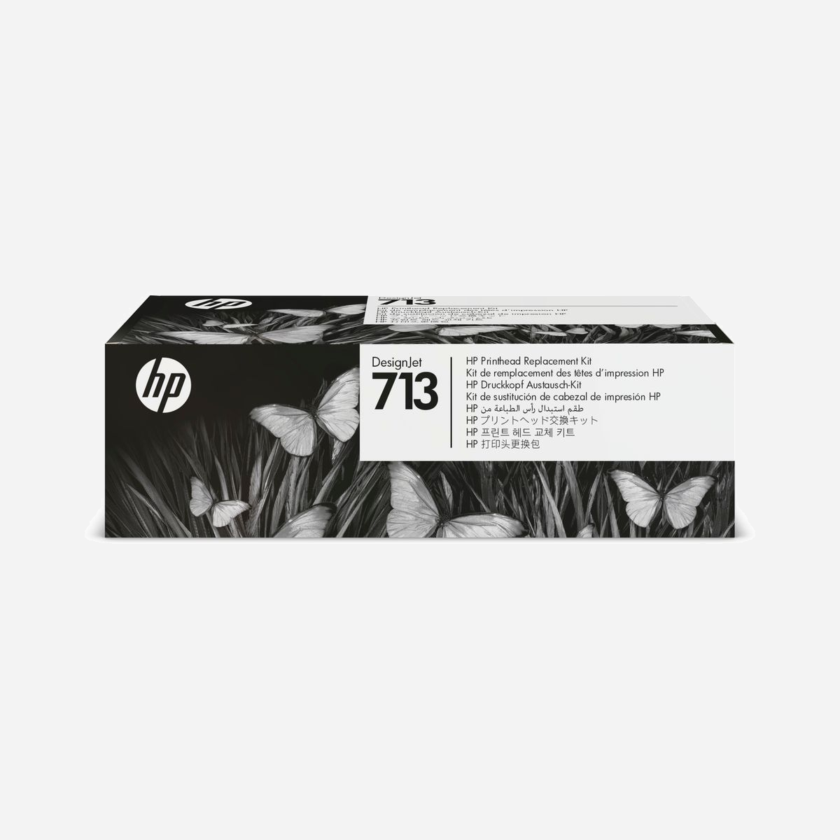 HP 3ED58A Kit Remplacement Tête d'Impression DesignJet 713 - Jet d'encre Thermique, Noir/Cyan/Magenta/Jaune - Compatibilité DesignJet T210/T230/T250/T630/T650 - HP 713 DesignJet Printhead Replacement Kit. Compatibilité: HP DesignJet T210, T230, T250, T630, T650, Technologie d'impression: A jet d'encre thermique, Couleurs d'impression: Noir, Cyan, Magenta, Jaune. Largeur: 314 mm, Profondeur: 156 mm, Hauteur: 97 mm. Largeur du colis: 314 mm, Profondeur du colis: 156 mm, Hauteur du colis: 97 mm. Casier principal (externe) par palette: 28 pièce(s), Produits par palette: 336 pièce(s), Couches par palette: 4 pièce(s)