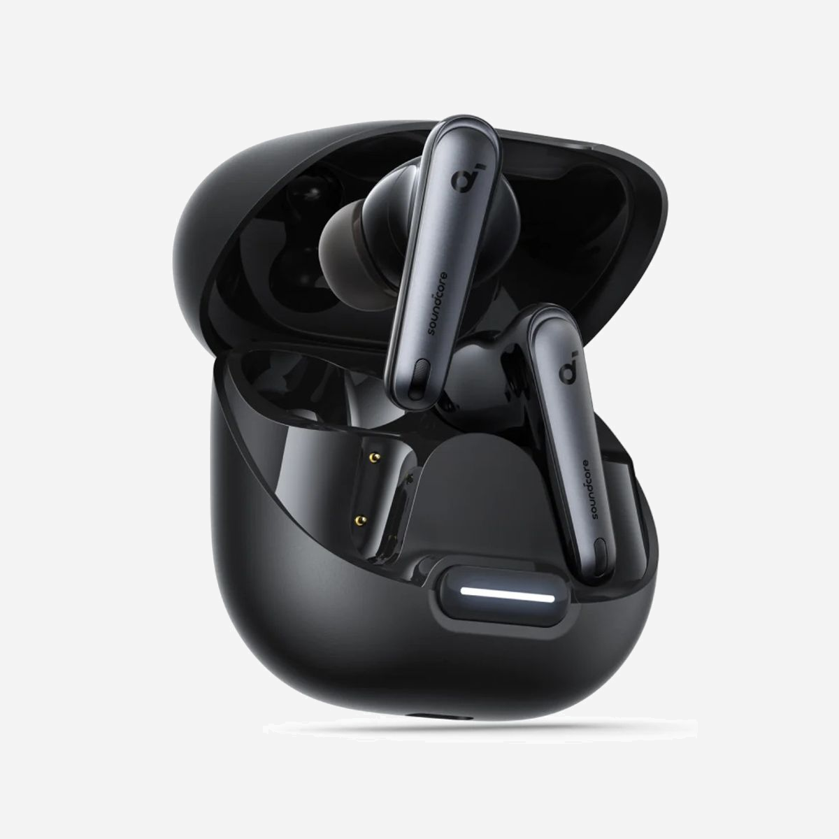 Anker Liberty 4 NC Écouteurs Bluetooth 5.3 Noir, USB Type-C, Autonomie 10h (50h avec boîtier), Recharge Sans Fil, Microphone Intégré - Anker Liberty 4 NC. Type de produit: Écouteurs. Technologie de connectivité: Sans fil, Bluetooth. Utilisation recommandée: Musique, Couleur du produit: Noir