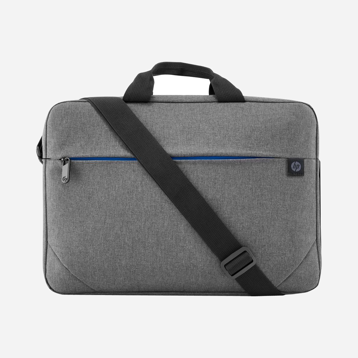 HP Prelude Toploader 15.6" Gris - Sacoche ordinateur portable jusqu'à 39.6cm (15.6") - 60x285x400mm - Nylon - Compatible HP - Référence 1E7D7AA - L’alliance du style et de la durabilité<br>Transportez votre matériel de travail avec un sac pour ordinateur portable élégant et durable, soigneusement conçu avec du tissu en nylon et un compartiment rembourré pour votre ordinateur portable. Le sac à ouverture par le haut HP Prelude est livré avec des poignées pratiques ou une bandoulière qui vous permet de le transporter comme vous le souhaitez. Une petite touche de couleur sur la fermeture à glissière donnera du peps à votre journée chaque fois que vous ouvrirez le sac.