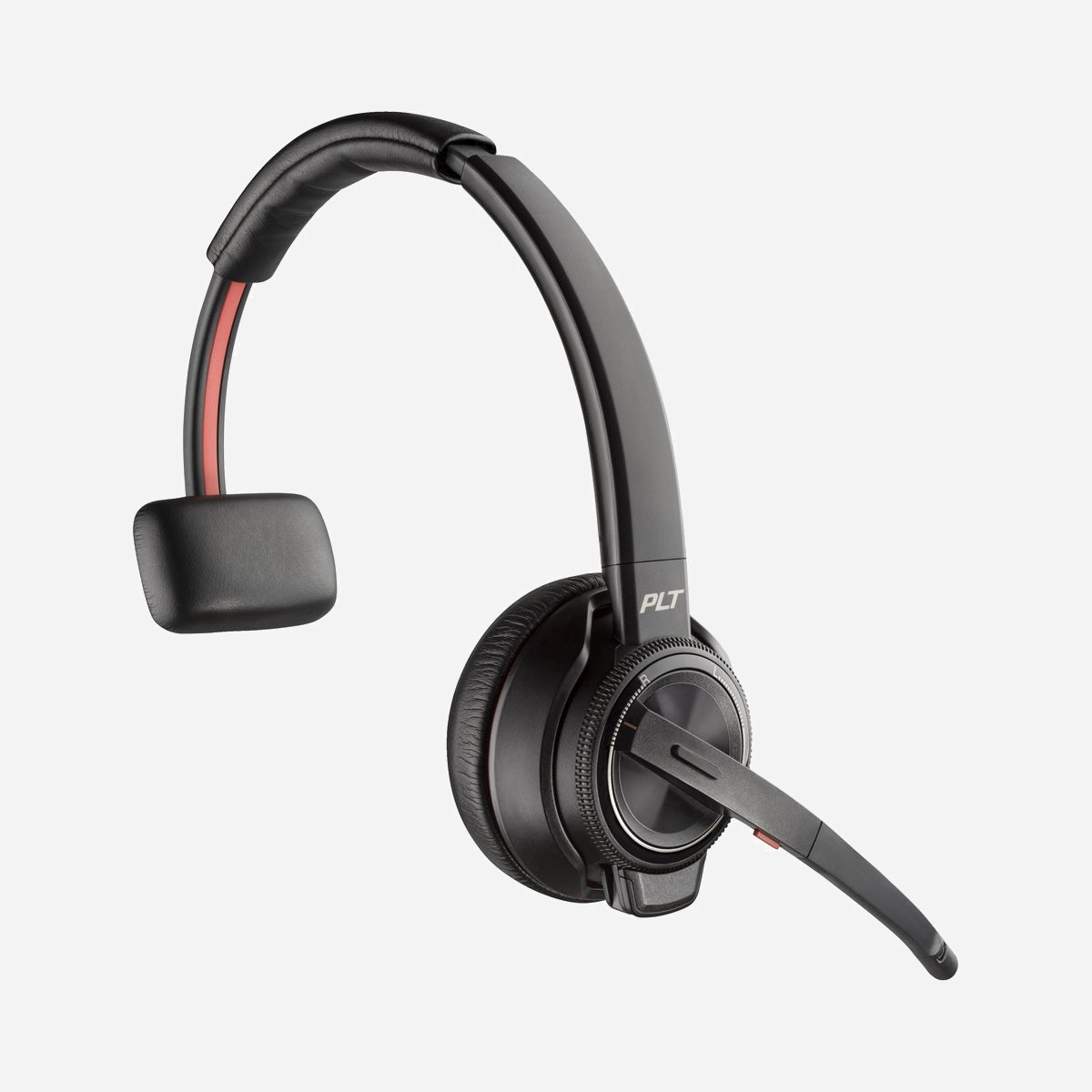POLY Micro-casque Savi 8210 DECT UC USB-A Mono, Bluetooth 4.2, Portée 137m, Autonomie 13h, Réduction de bruit, 20-20000 Hz, Noir - La puissance malgré le bruit<br>Travailleurs hybrides, préparez-vous à découvrir la véritable liberté du sans-fil. Les micros-casques portables et confortables de la gamme Poly Savi 8200 UC de Poly équipés de la fonction de suppression et de limitation des bruits de proximité offrent le meilleur de la technologie DECT™ longue portée et la simplicité Plug and Play de l’USB.
